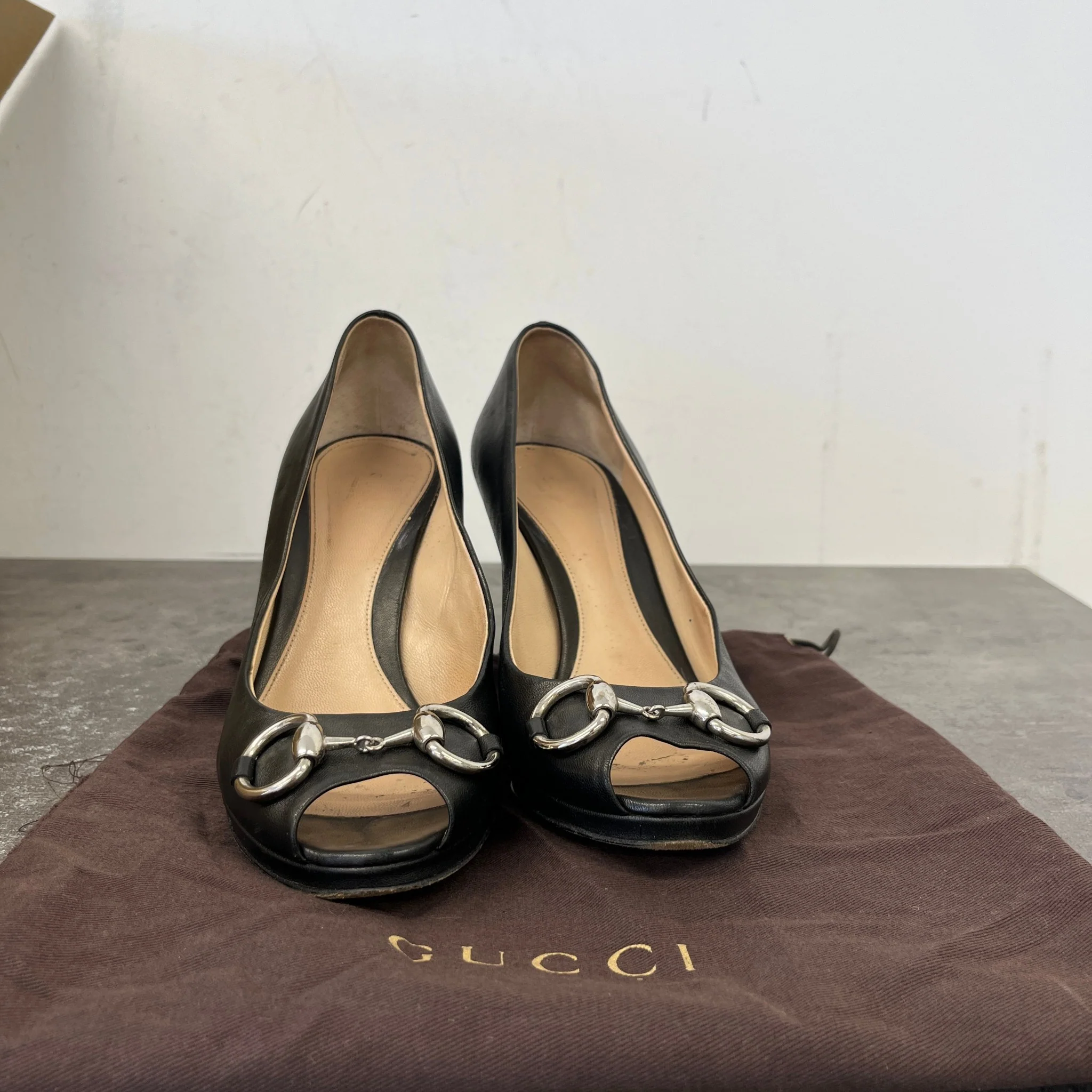 Women's Horsebit Pumbs Heels Black Size EU 37.5 / UK 4.5 - Image 21