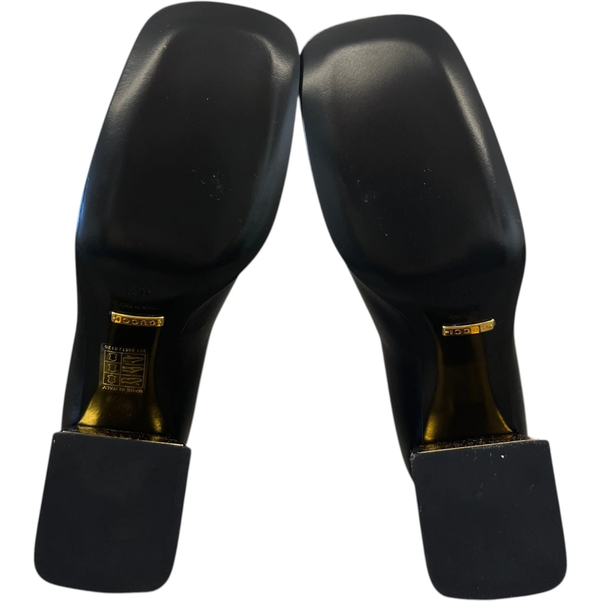 Women's Horsebit Pumps Heels Black Size EU 35.5 / UK 2.5 - Image 10