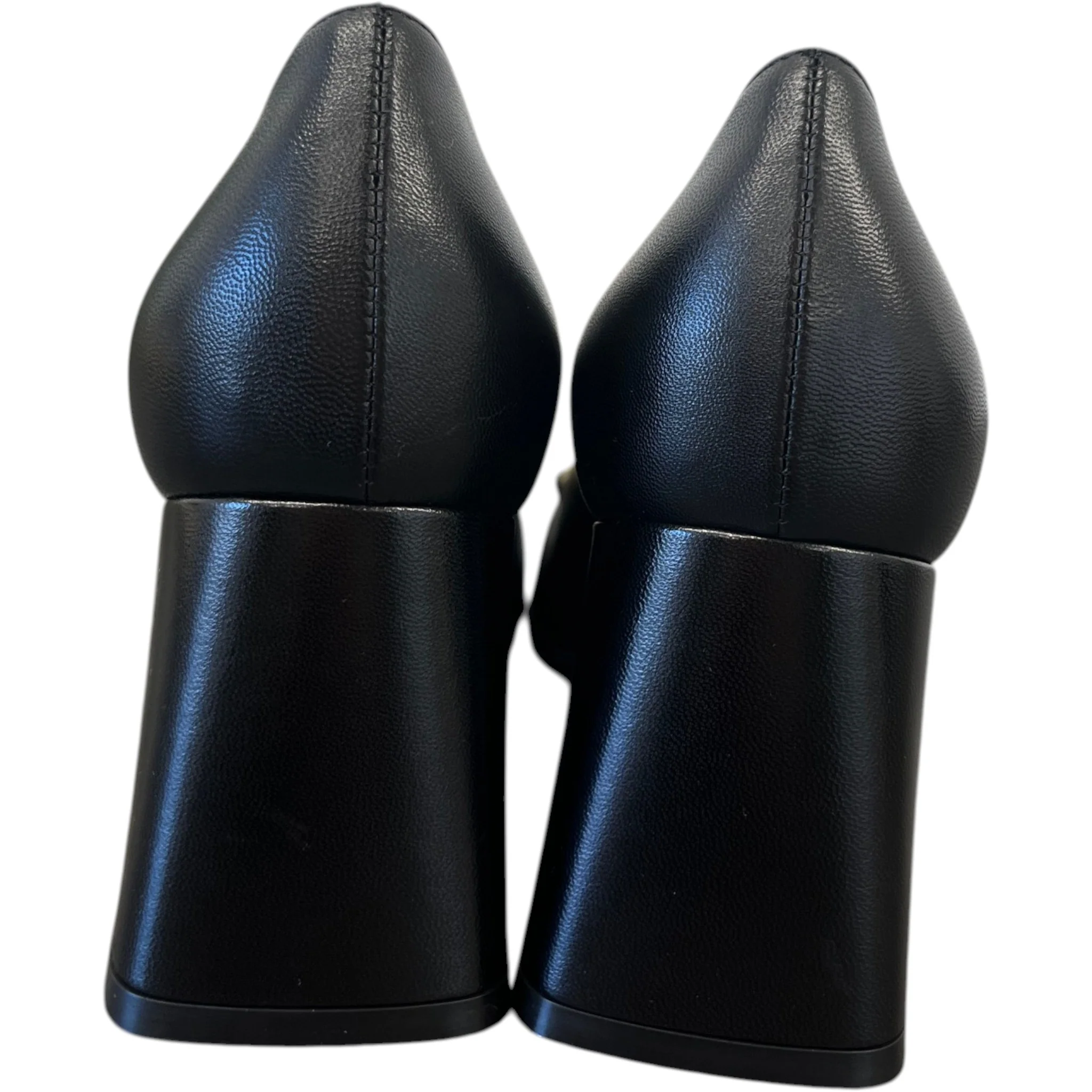 Women's Horsebit Pumps Heels Black Size EU 35.5 / UK 2.5 - Image 7