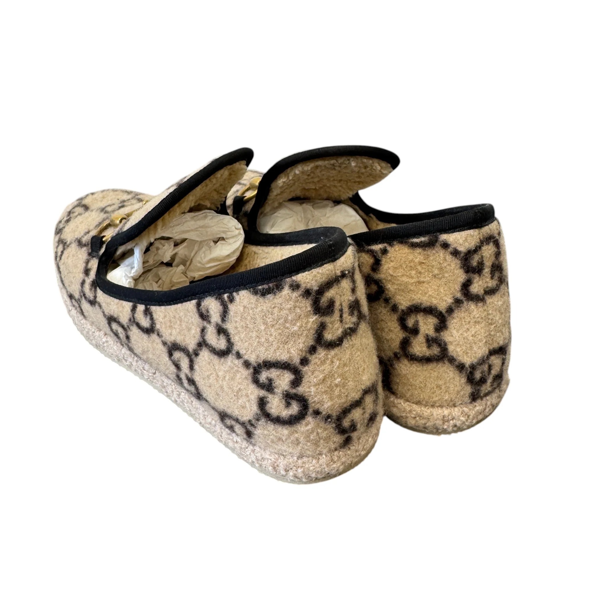 Women's Horsebit Shearling Loafers Beige Size EU 39.5 / UK 6.5 - Image 8