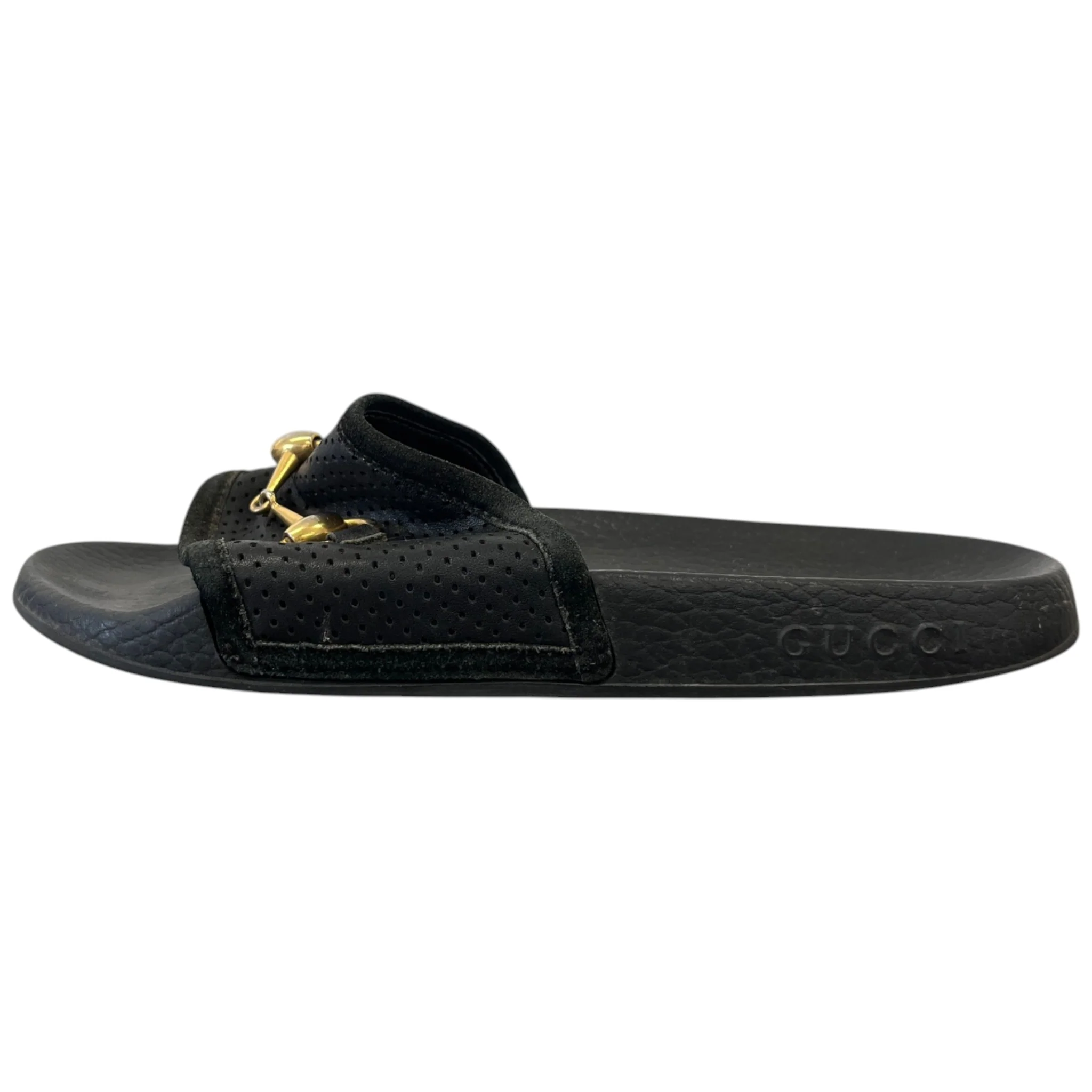 Women's Horsebit Slides Black Size EU 37 / UK 4 - Image 5