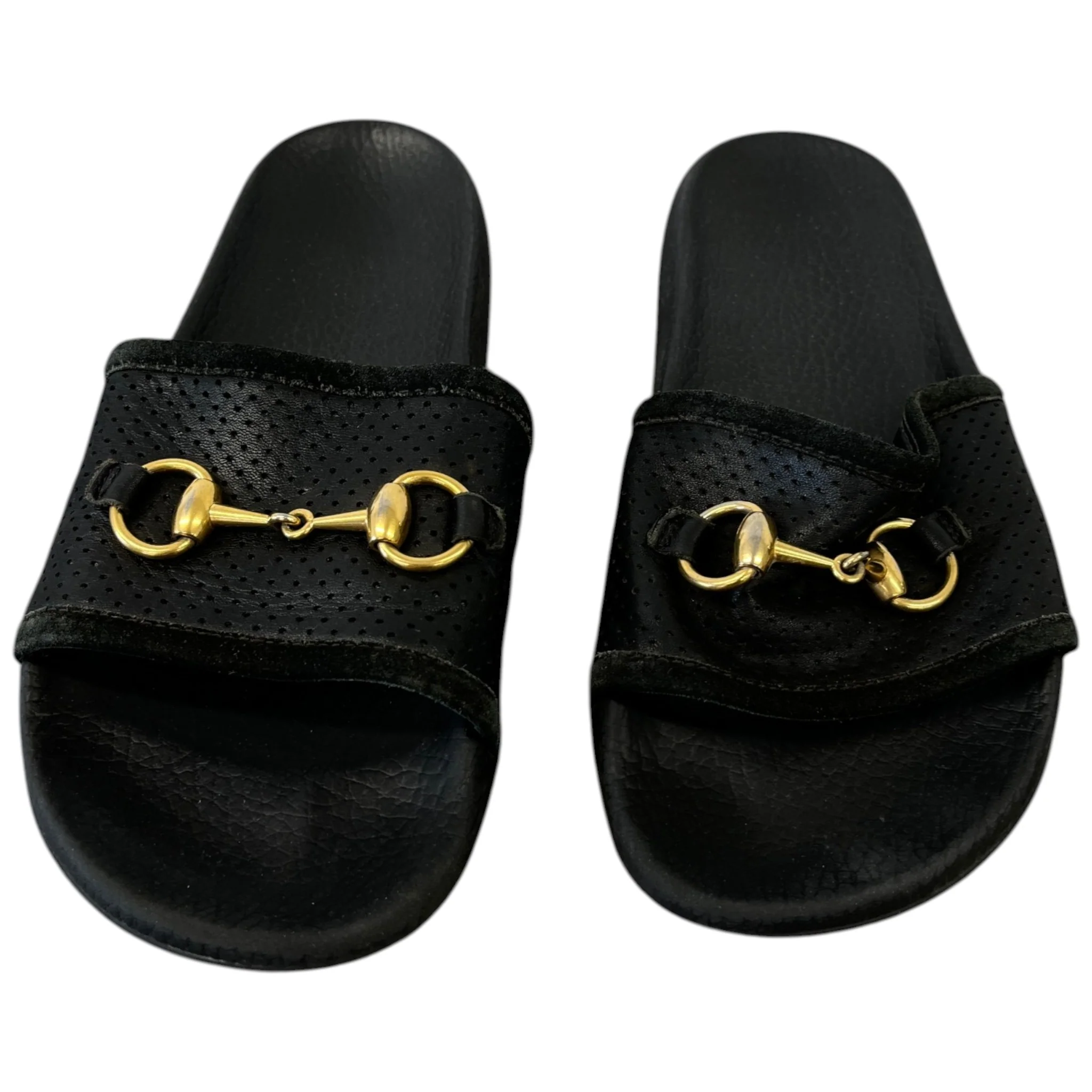 Women's Horsebit Slides Black Size EU 37 / UK 4 - Image 6