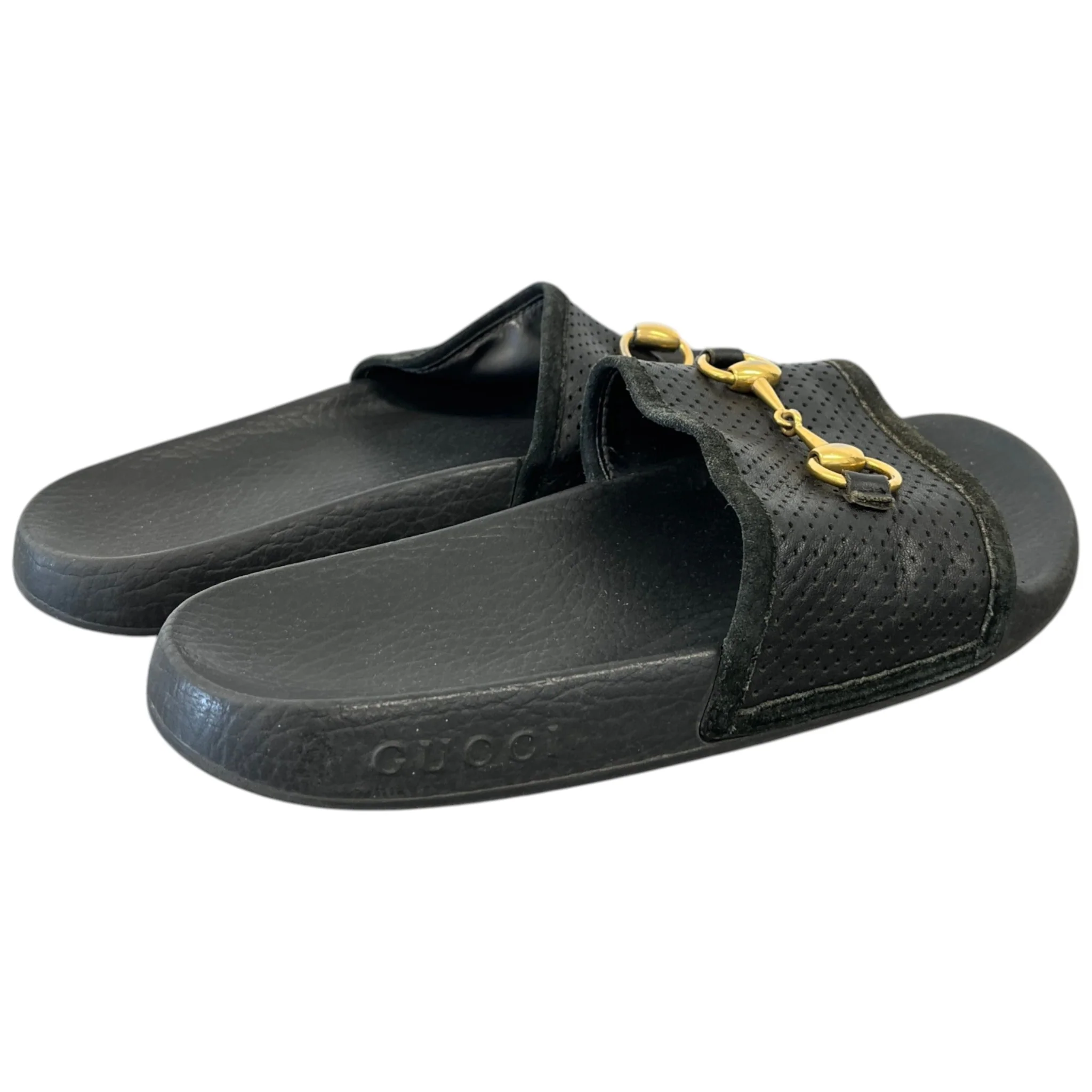 Women's Horsebit Slides Black Size EU 37 / UK 4 - Image 8