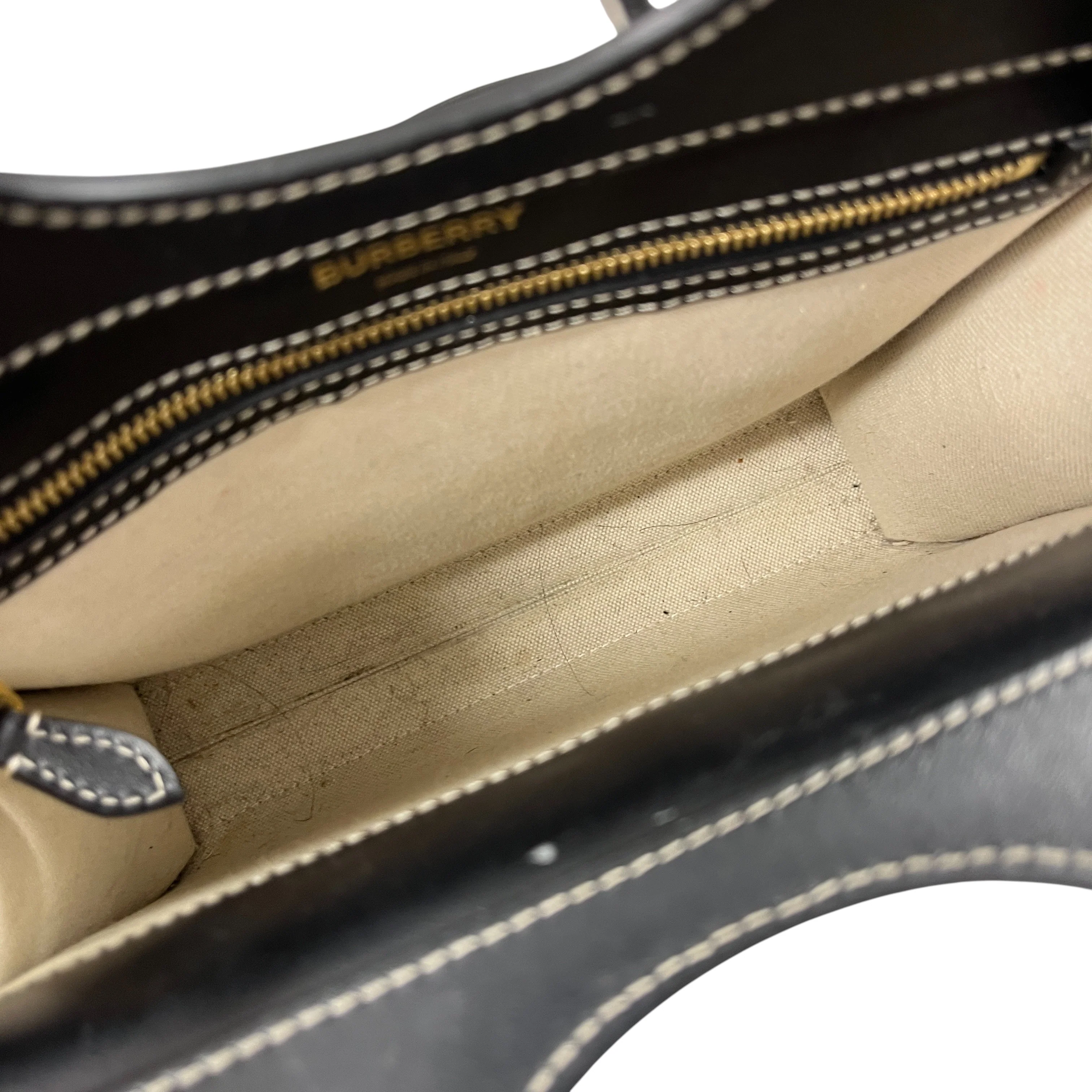 Women's Horseferry Motif Mini Pocket Bag Grey - Image 7
