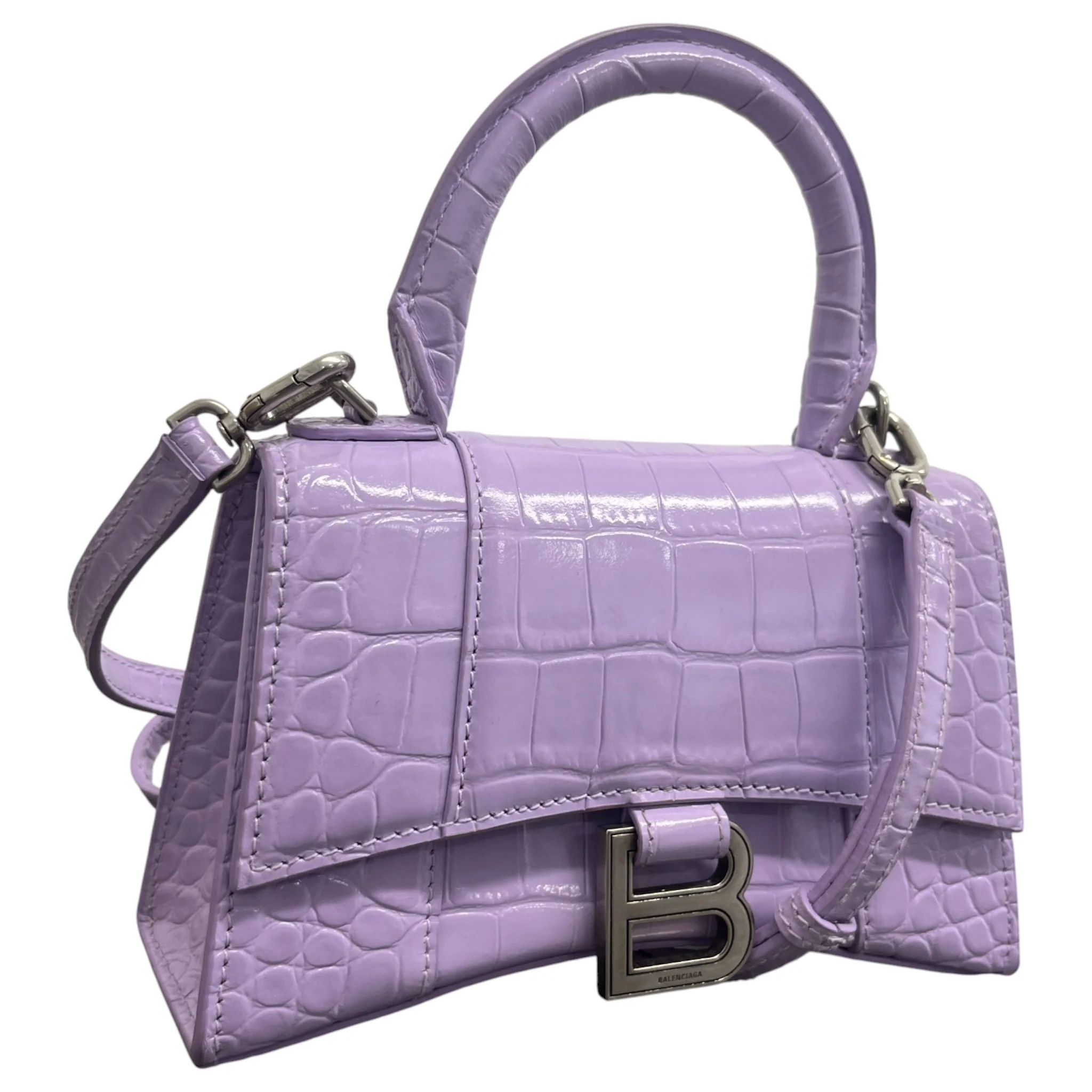 Women's Hourglass Small Bag Purple - Image 4