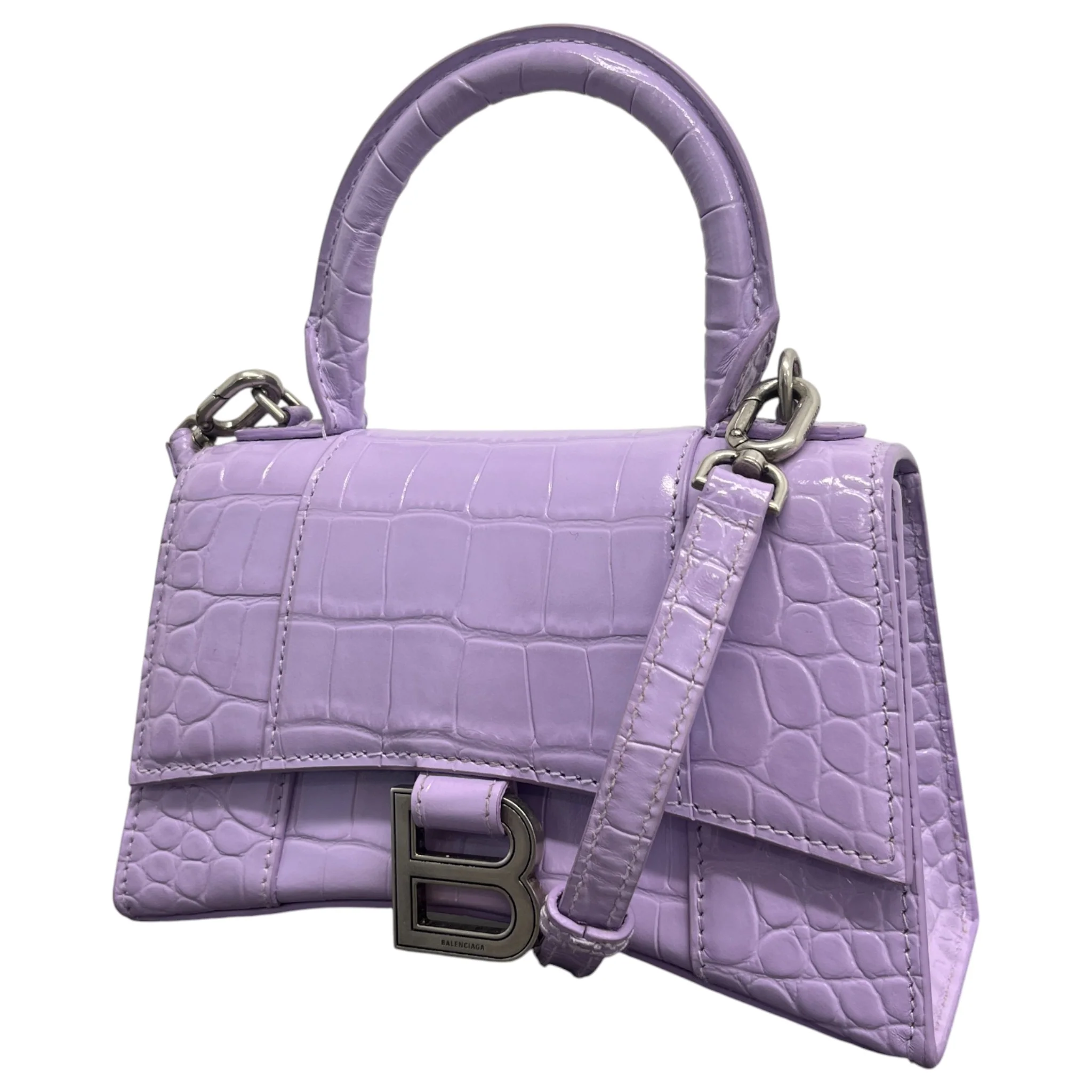 Women's Hourglass Small Bag Purple - Image 5