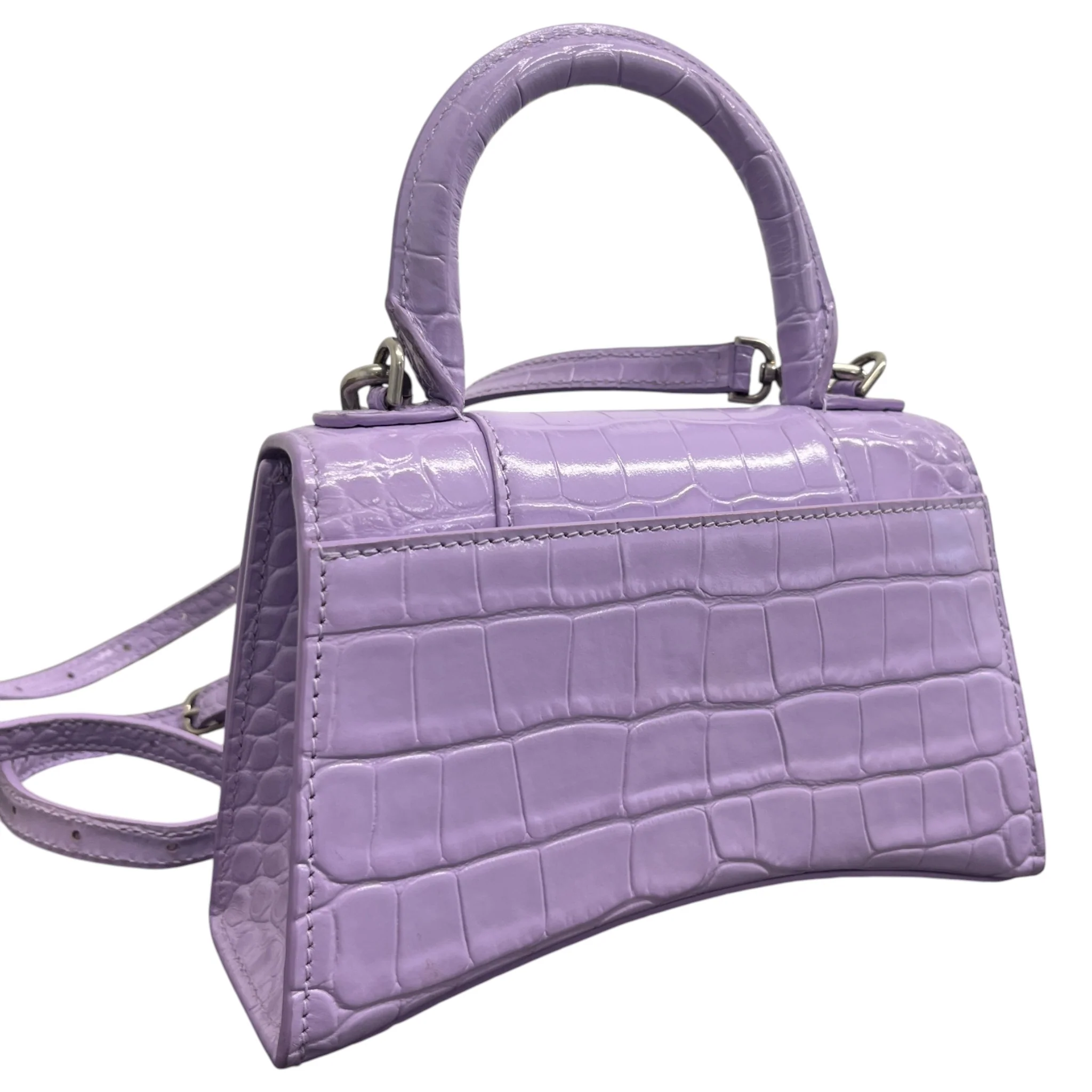 Women's Hourglass Small Bag Purple - Image 8