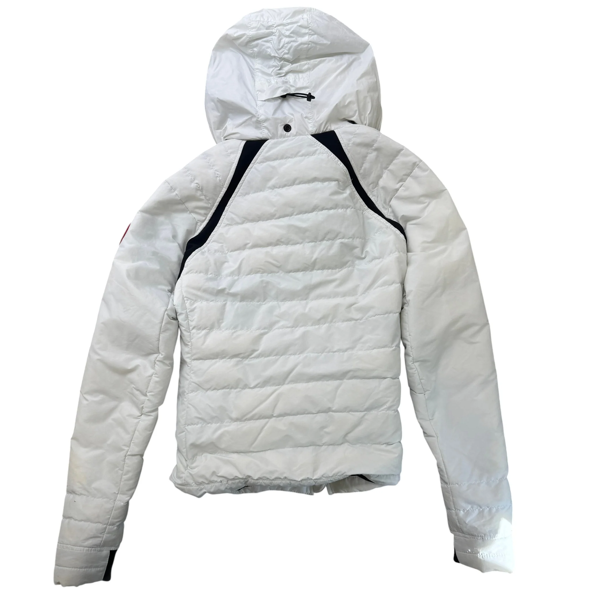 Women's Hybridge Base Down Jacket White Size M - Image 2