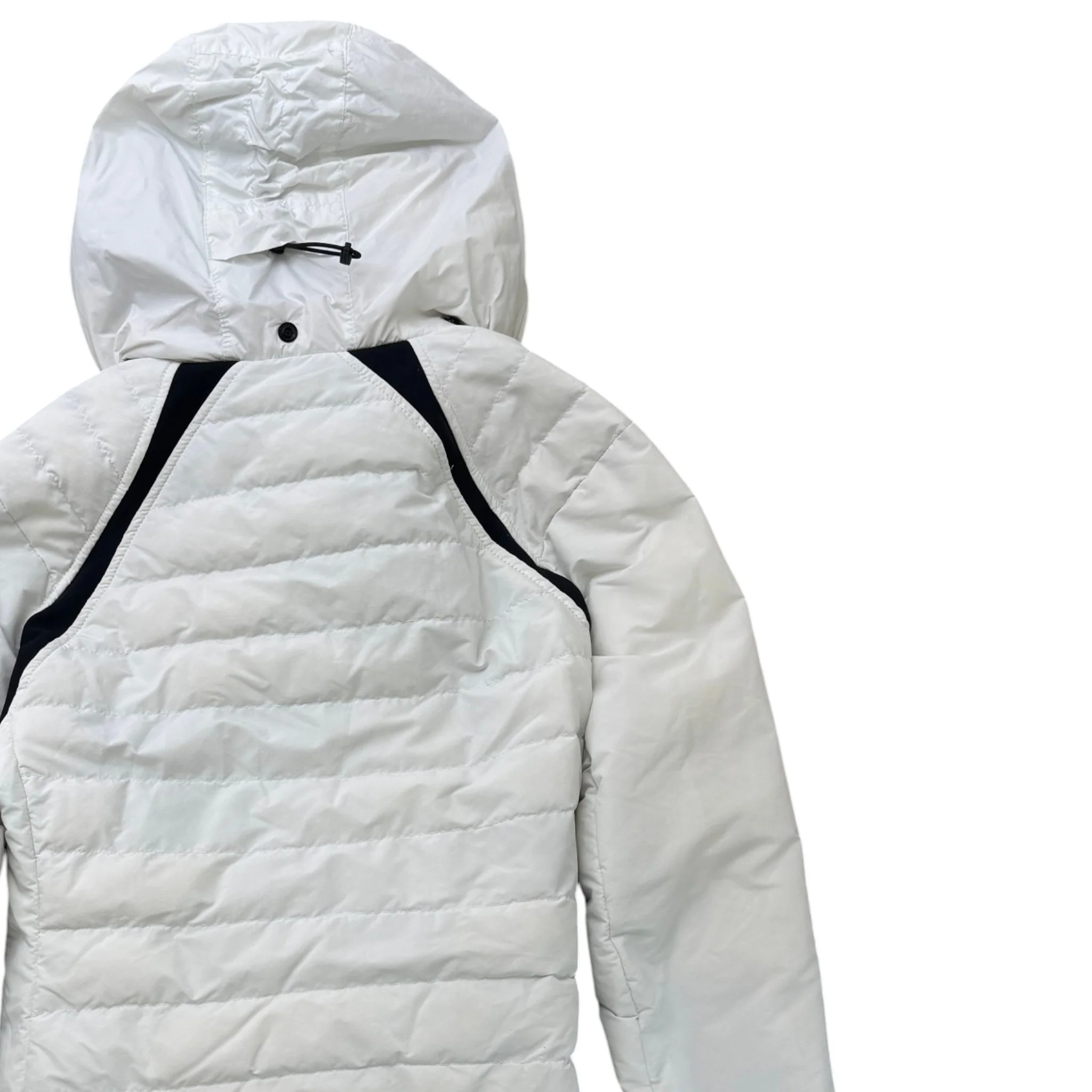 Women's Hybridge Base Down Jacket White Size M - Image 4