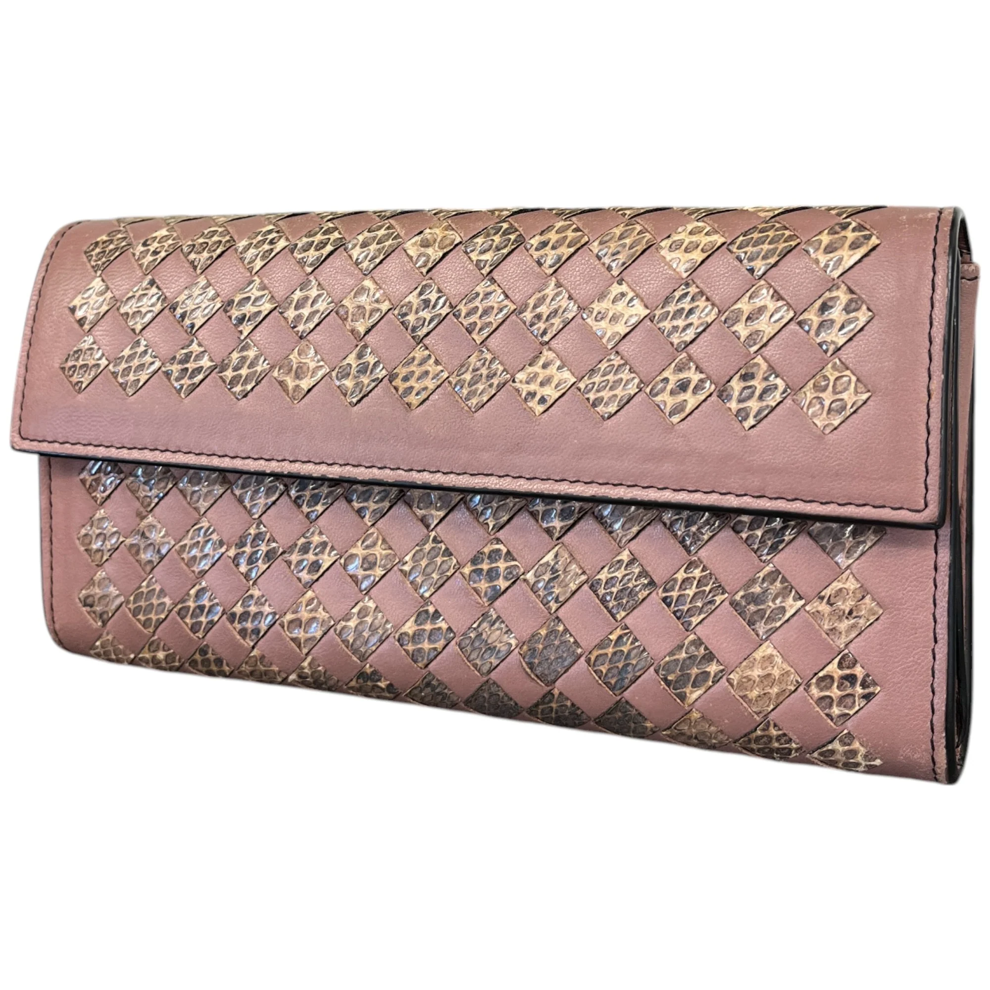 Women's Inrecciato Purse Pink - Image 4