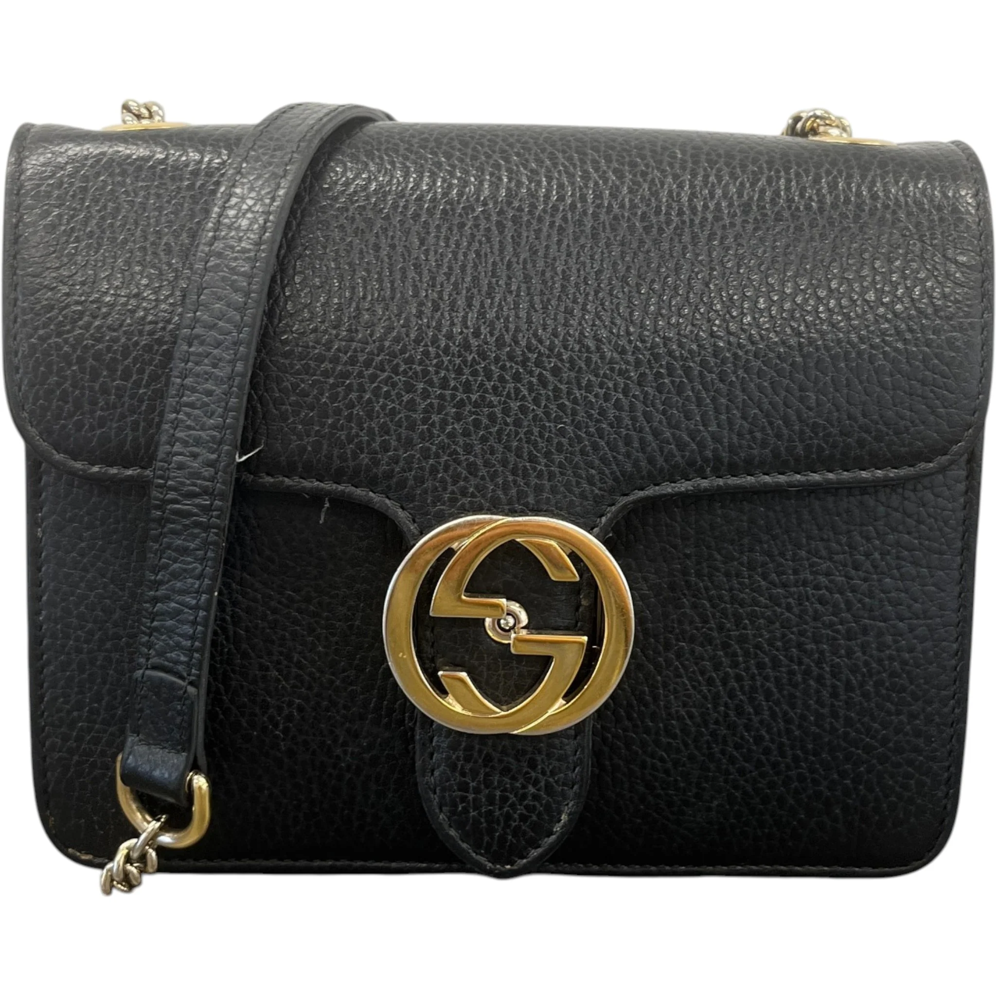 Women's Interlocking G Bag Black