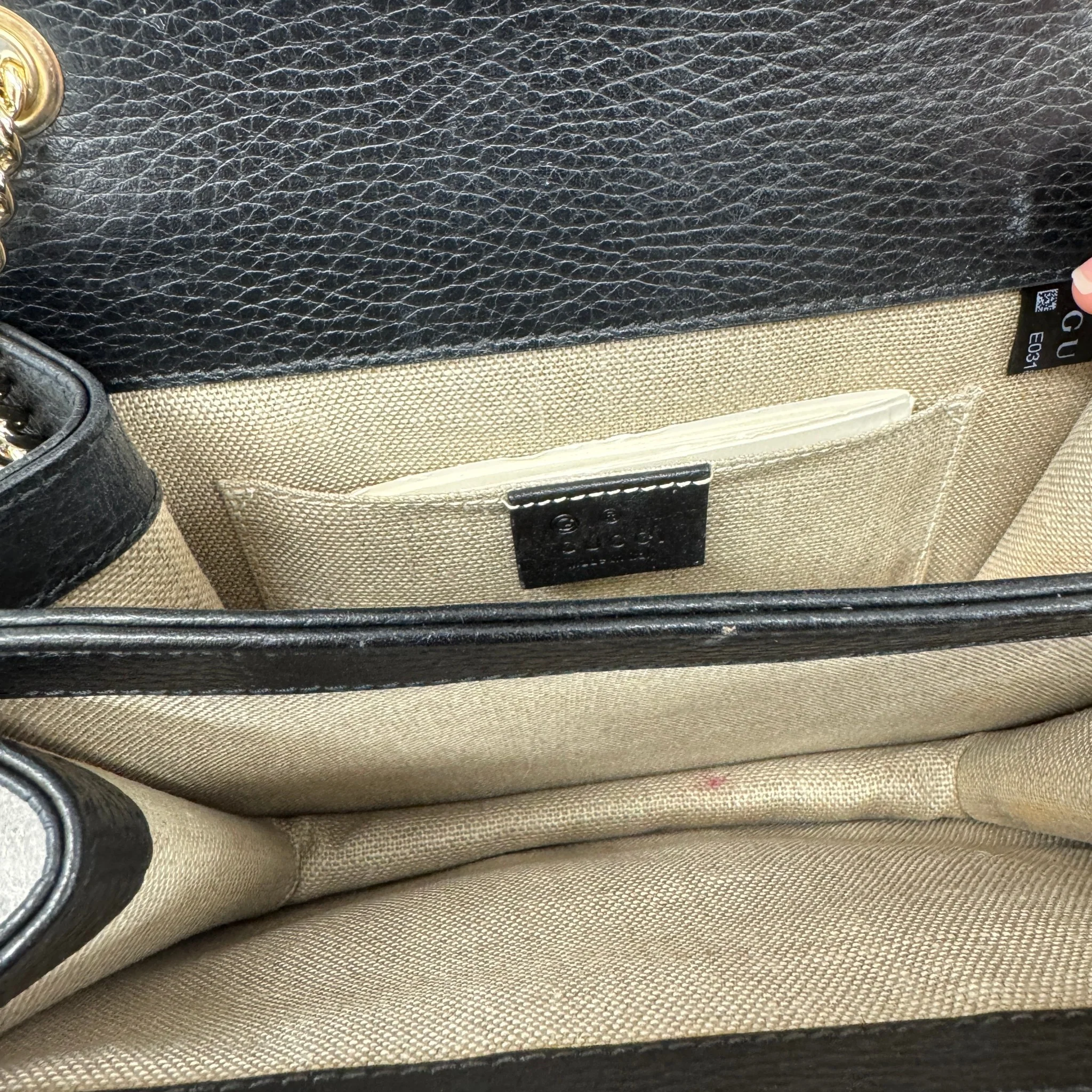 Women's Interlocking G Bag Black - Image 7