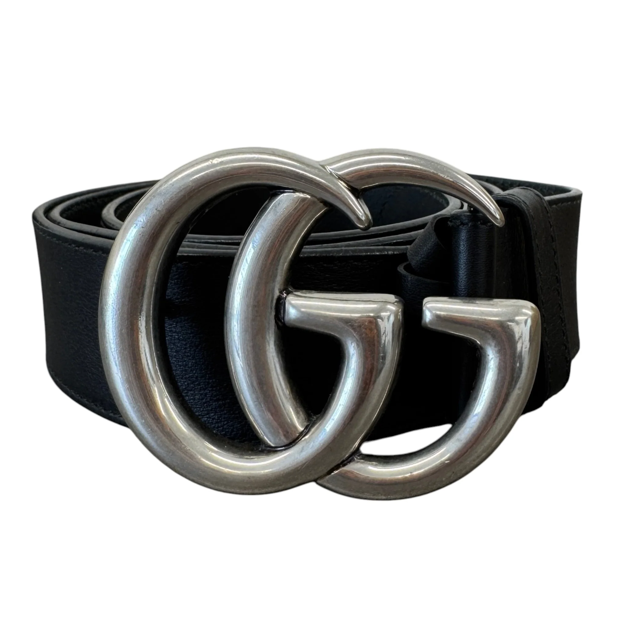 Women's Interlocking G Belt Black