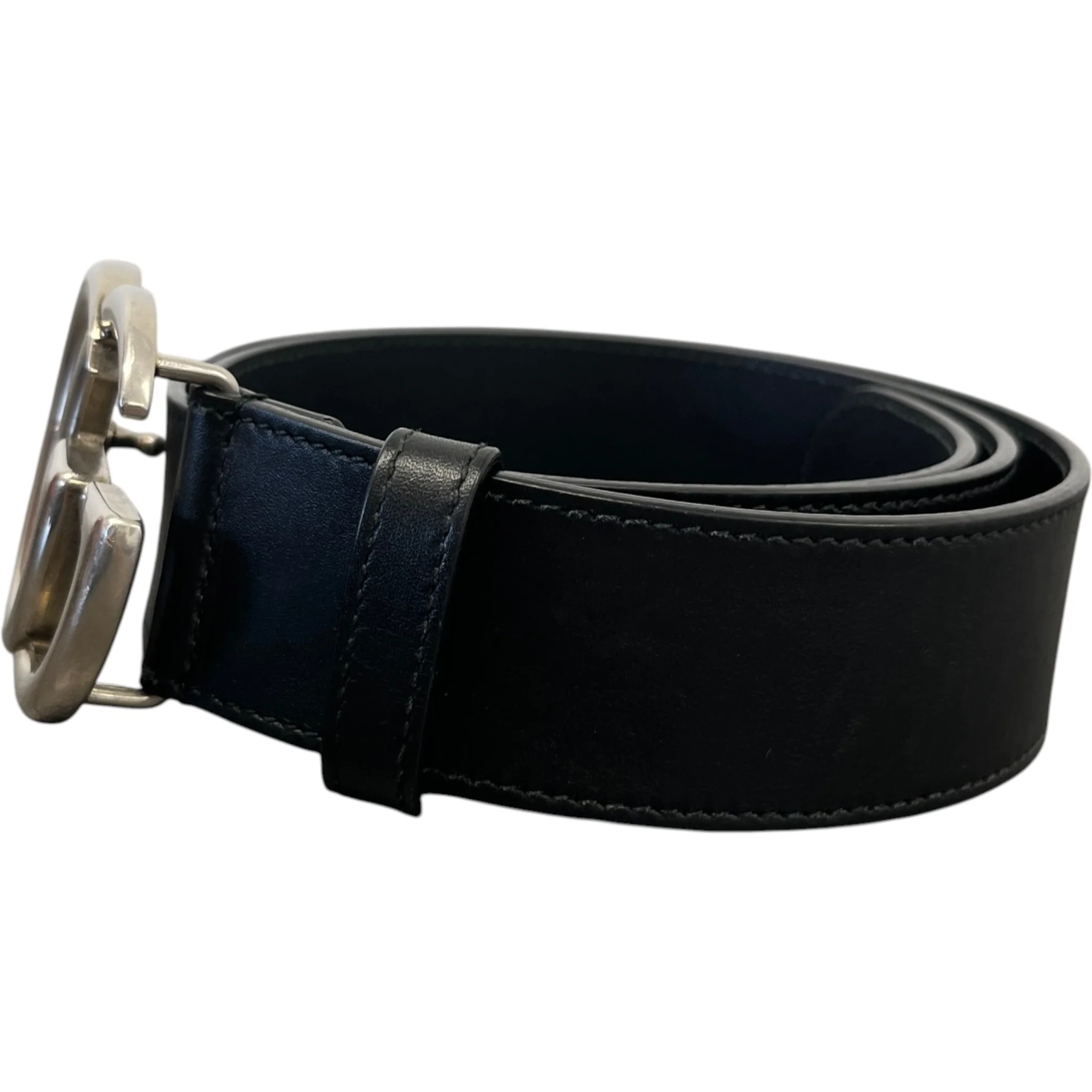 Women's Interlocking G Belt Black Size 85CM / UK 10 - Image 4