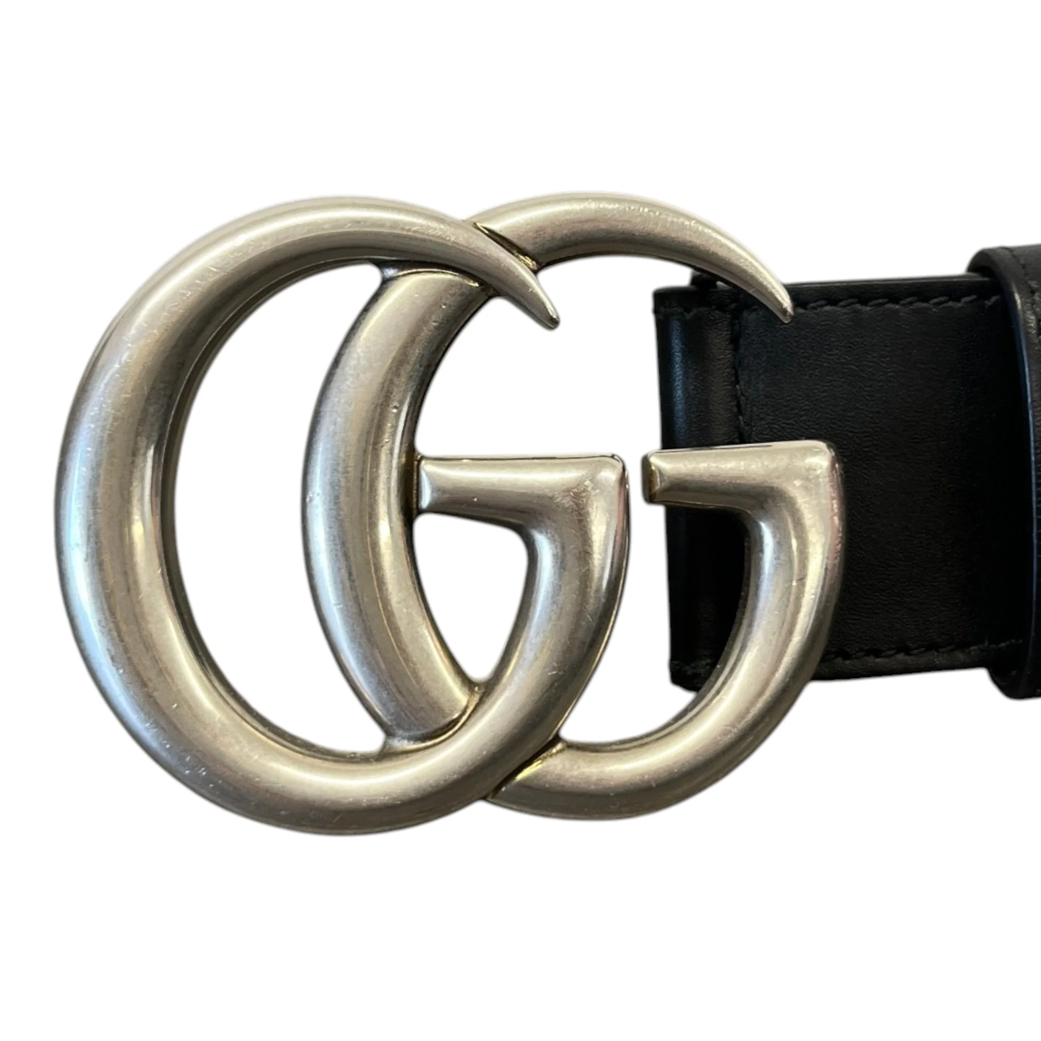 Women's Interlocking G Belt Black Size 85CM / UK 10 - Image 5