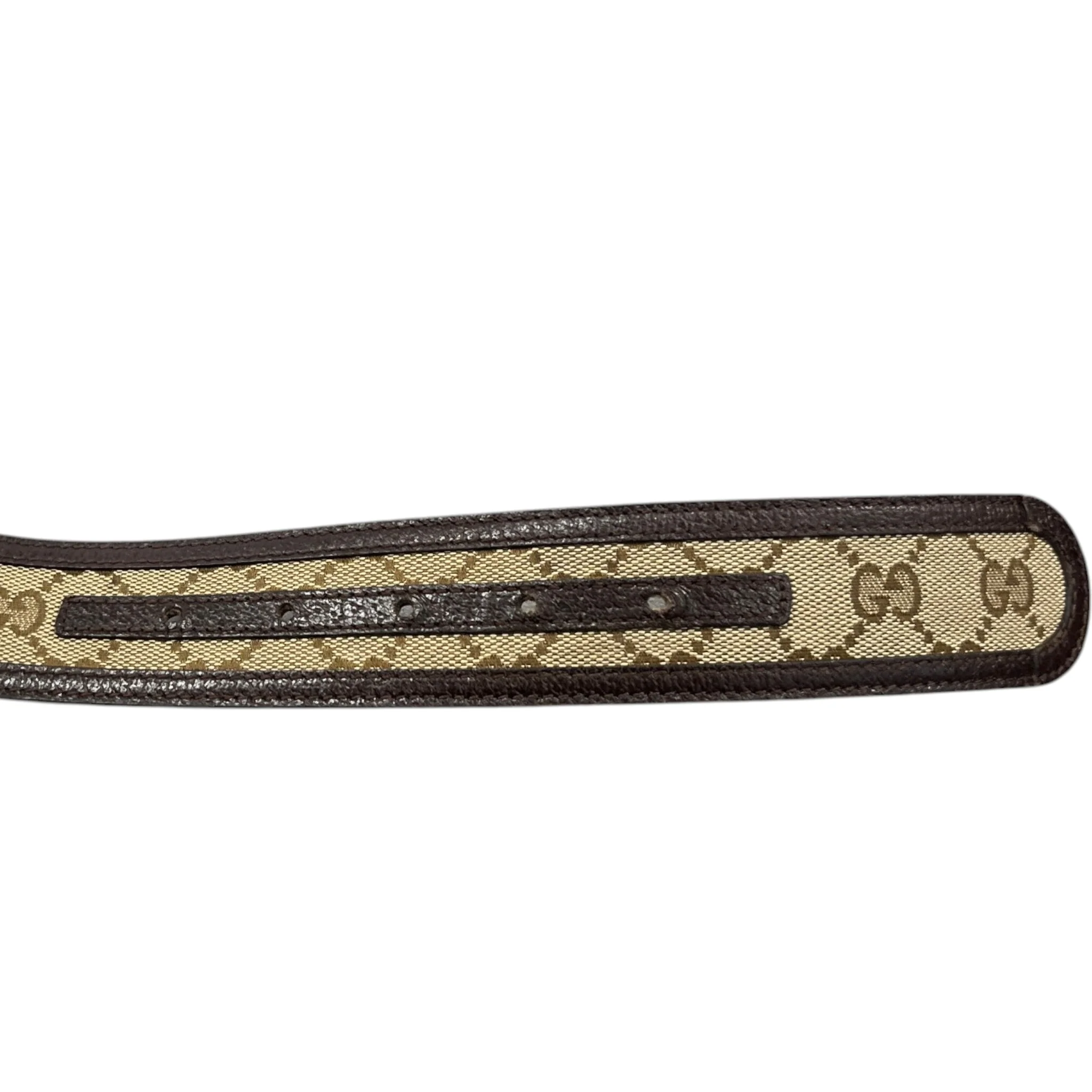 Women's Interlocking G Belt Brown Size 85CM / UK 10 - Image 6