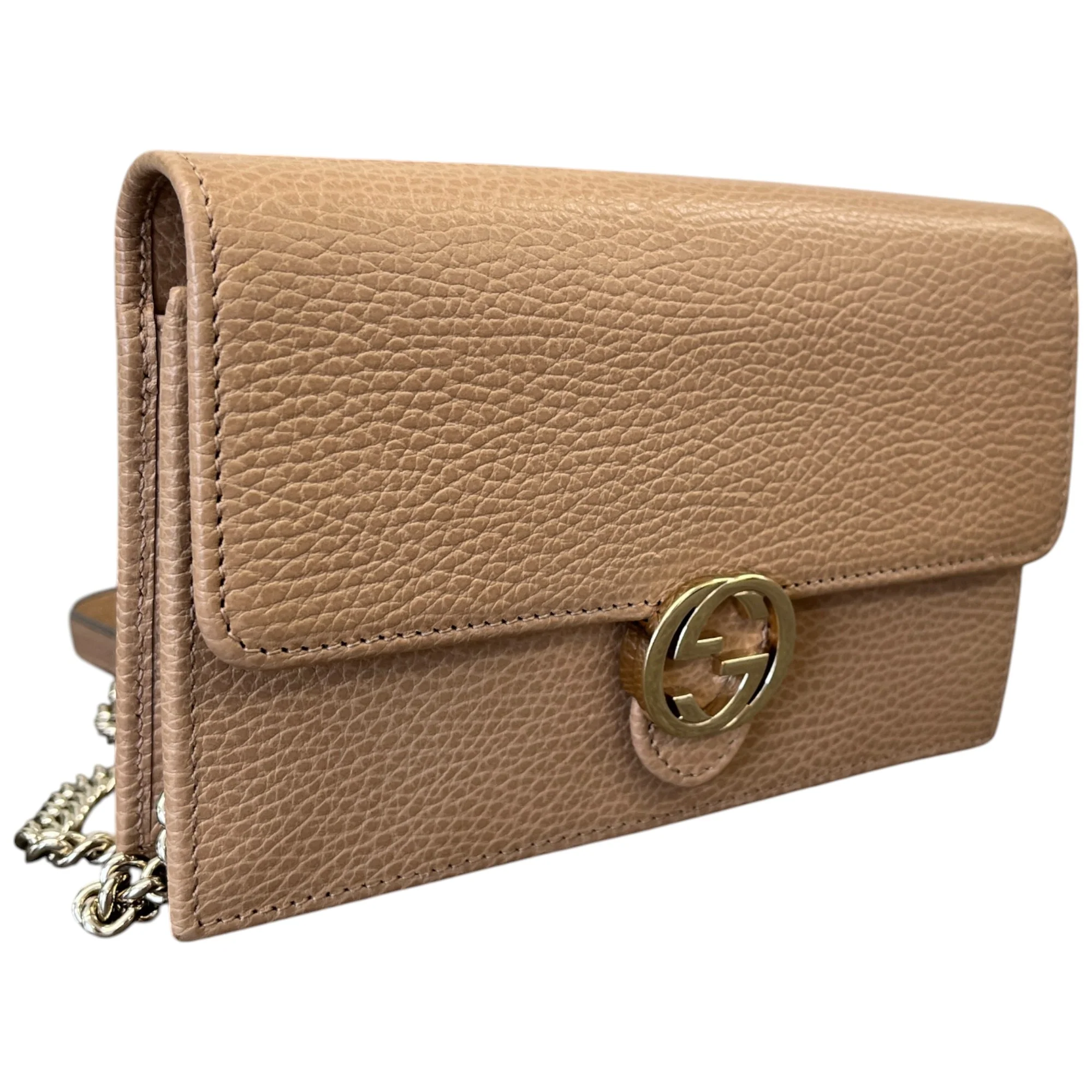 Women's Interlocking G Crossbody Bag Beige - Image 4