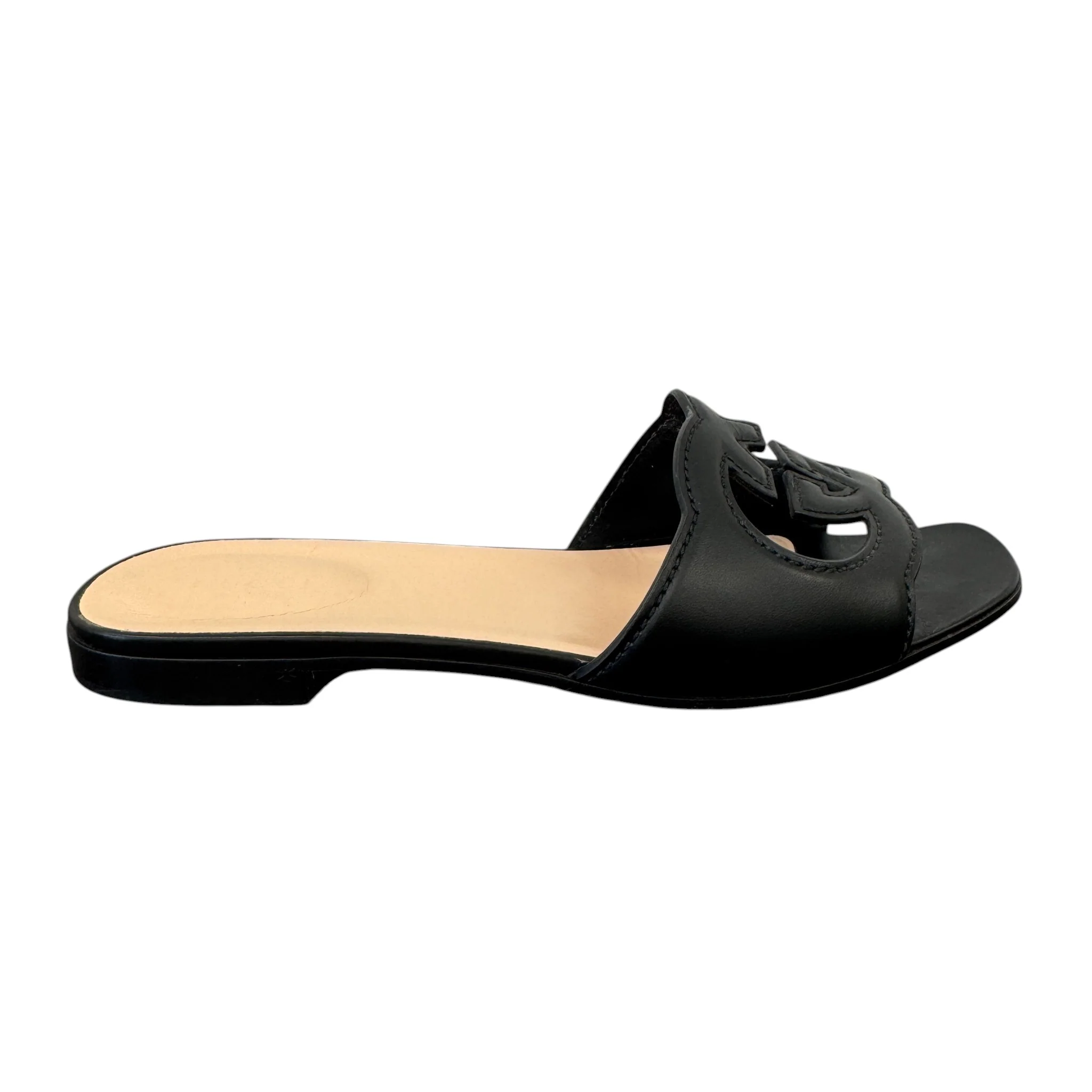 Women's Interlocking G Sandals Black Size EU 39 / UK 6