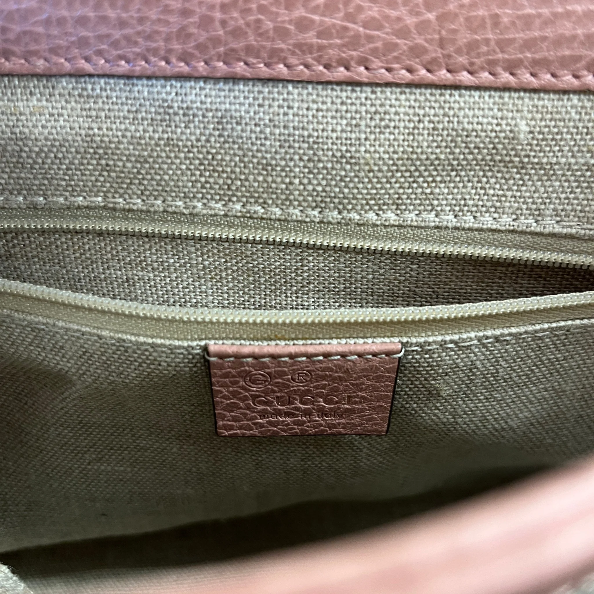 Women's Interlocking G Small Bag Pink - Image 11