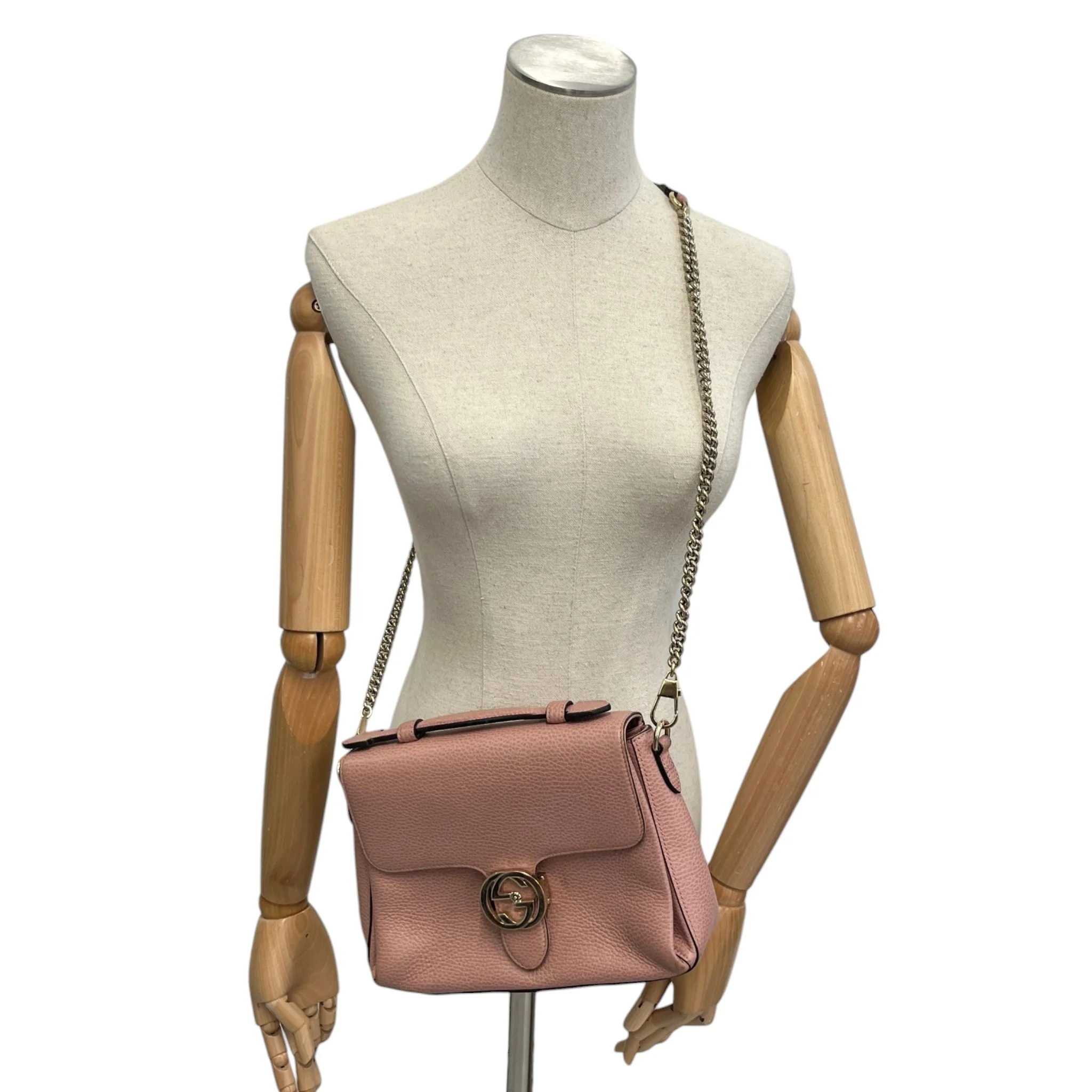 Women's Interlocking G Small Bag Pink - Image 2
