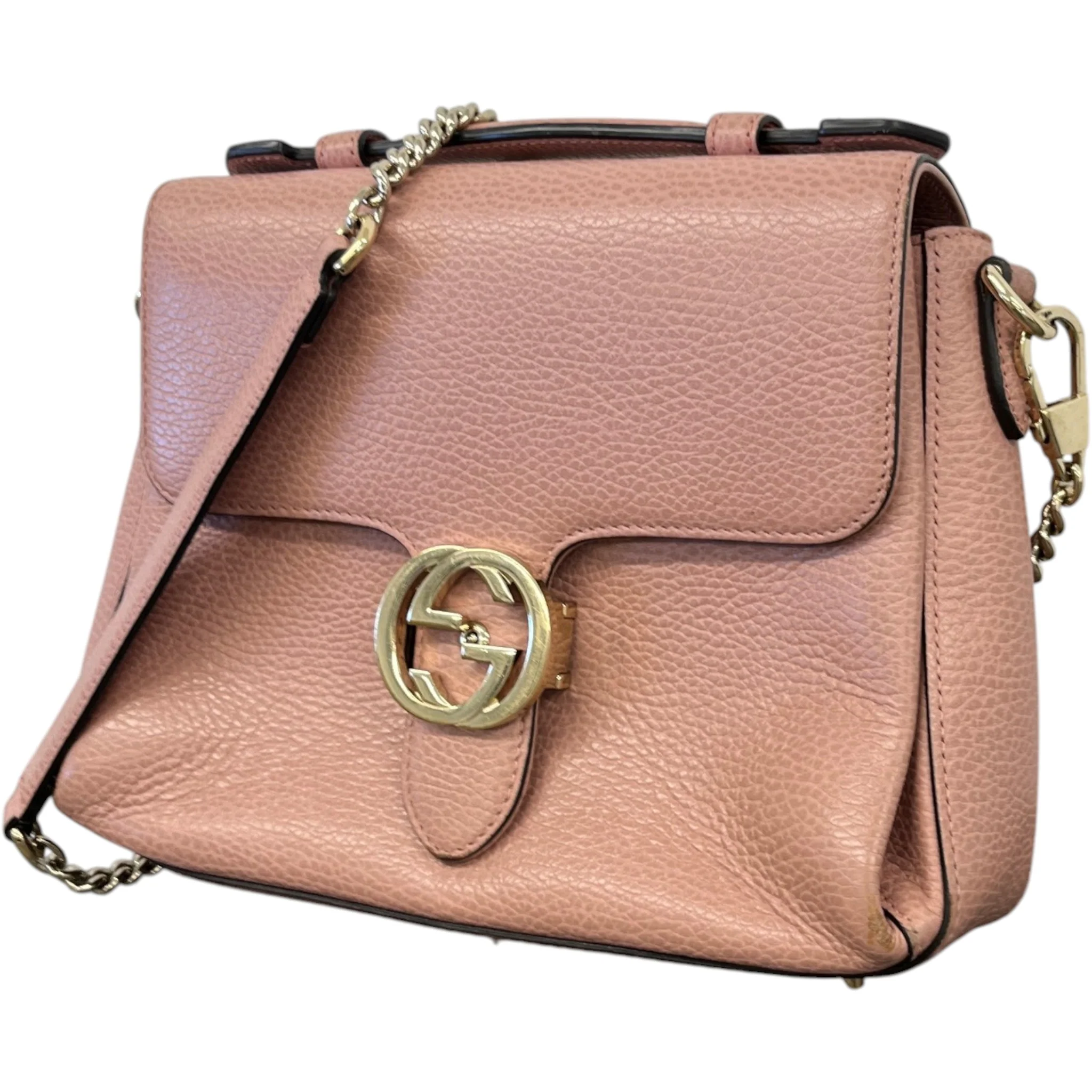 Women's Interlocking G Small Bag Pink - Image 5