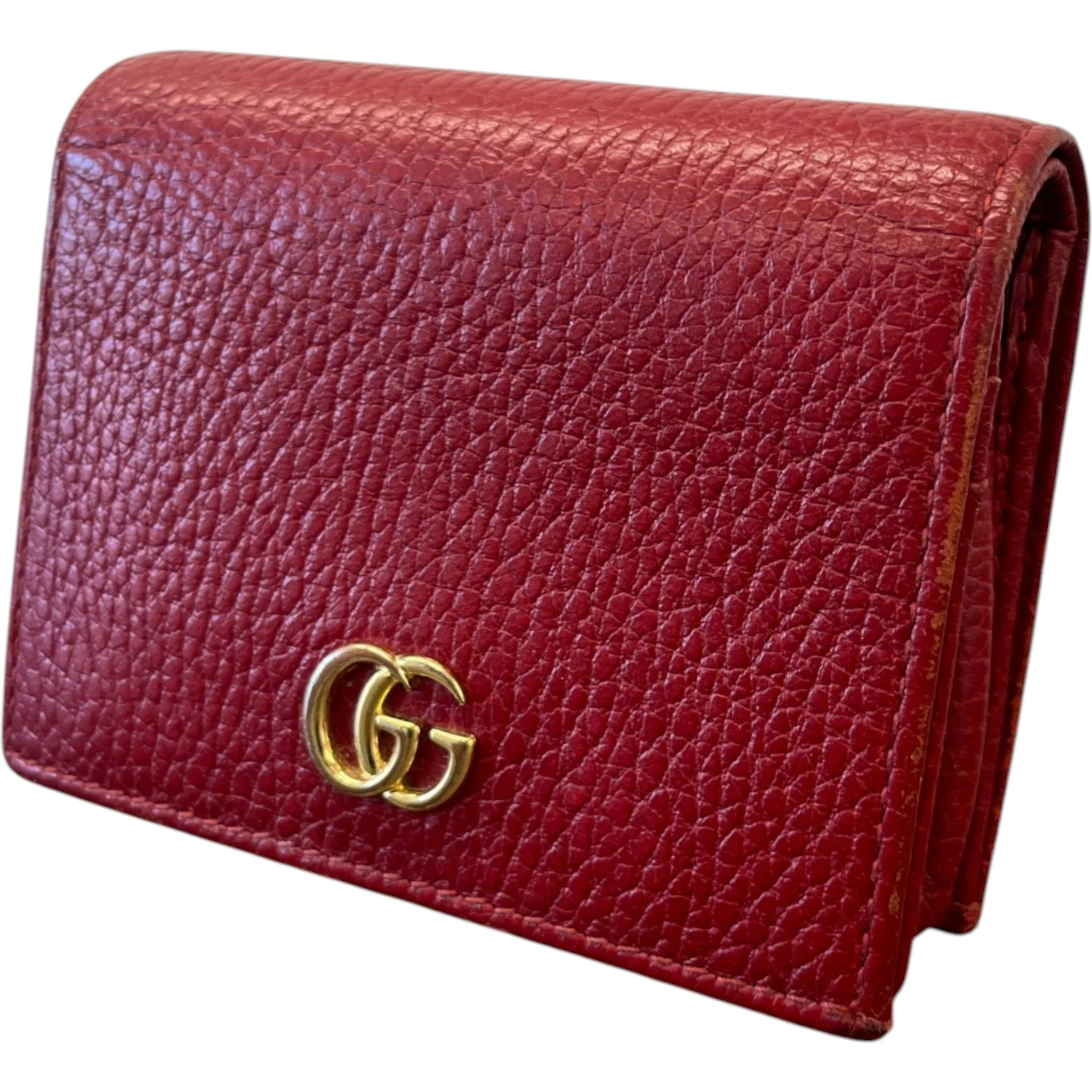 Women's Interlocking G Wallet Red - Image 4