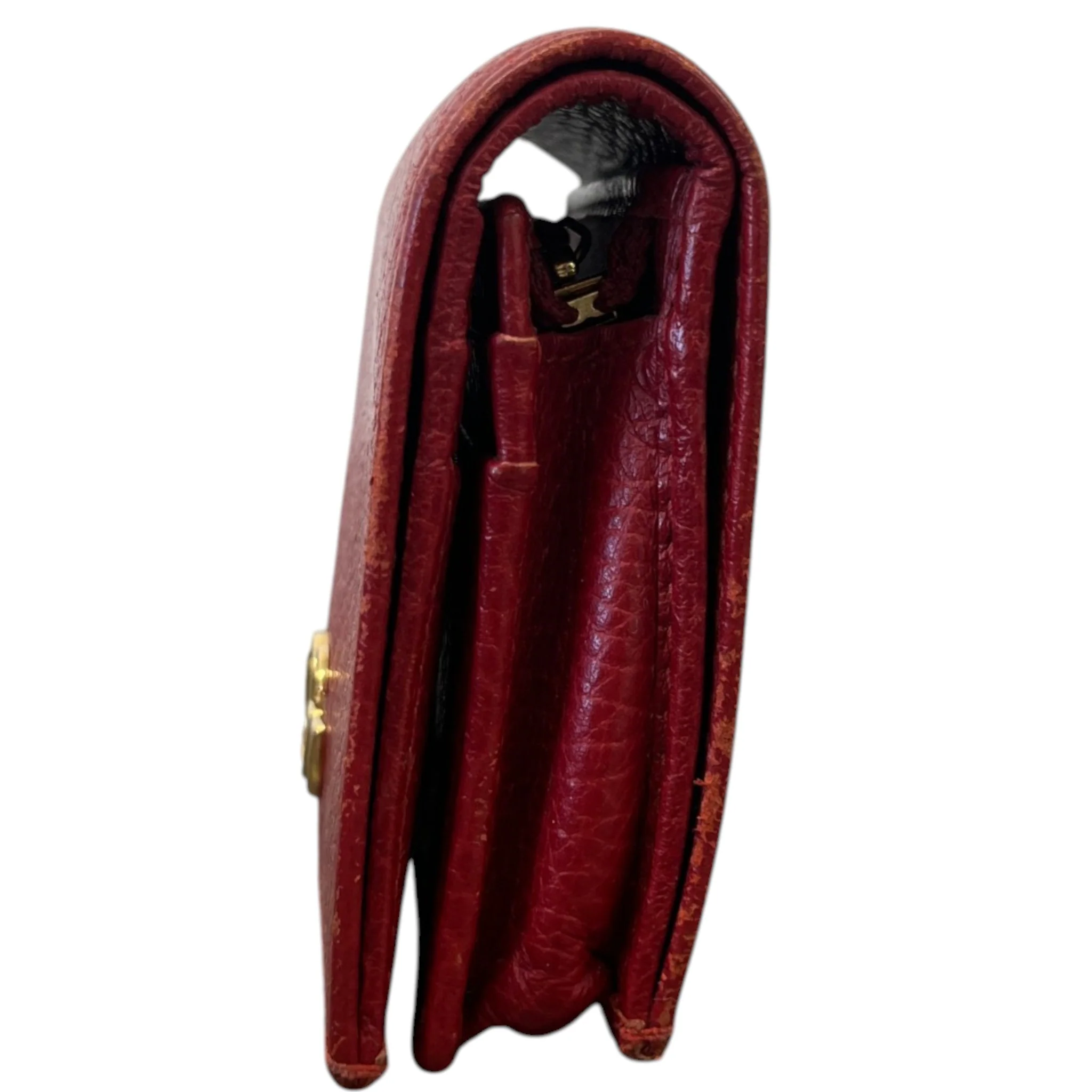 Women's Interlocking G Wallet Red - Image 6