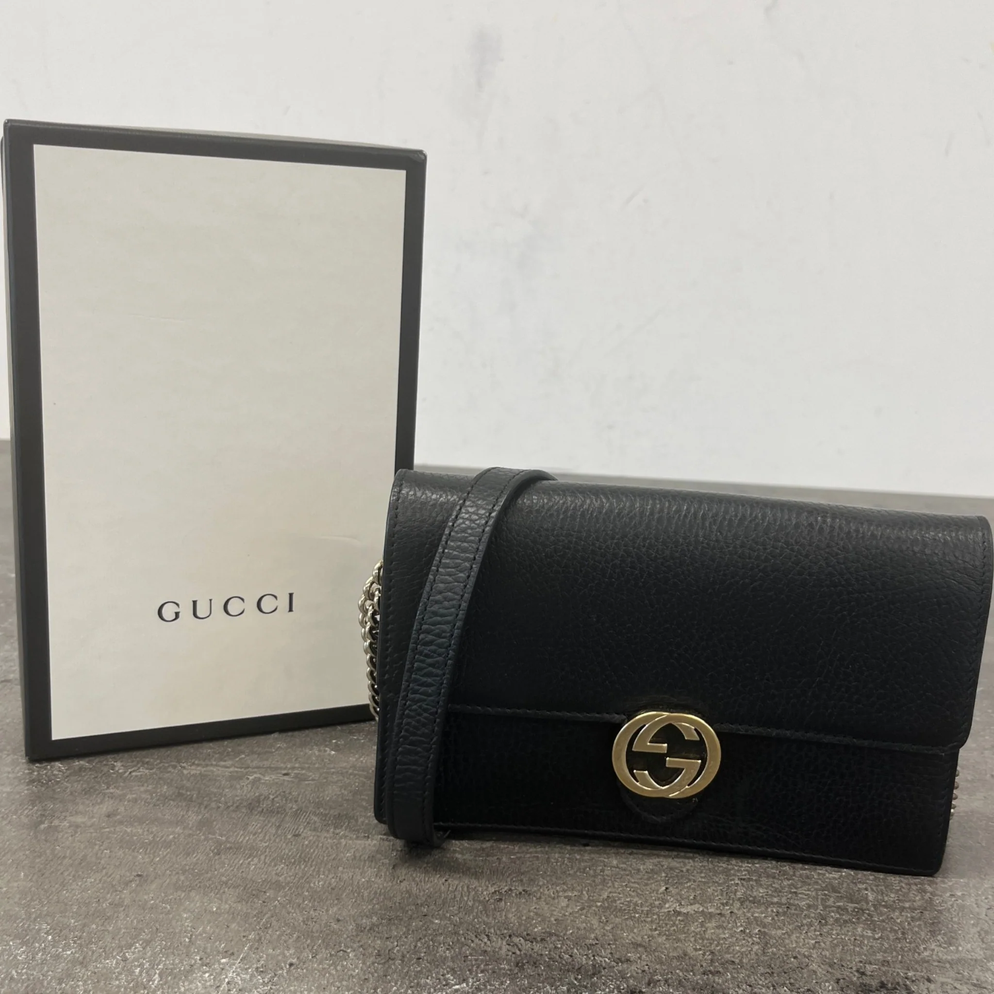 Women's Interlocking G Woc Bag Black - Image 13