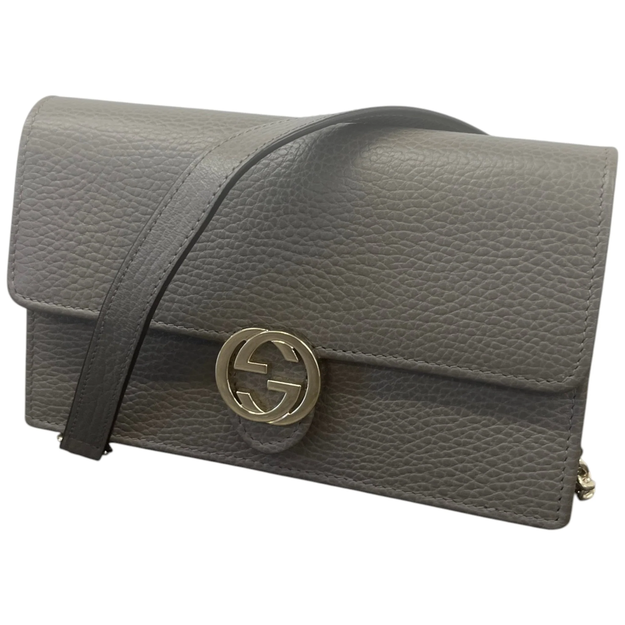 Women's Interlocking G Woc Bag Grey - Image 4