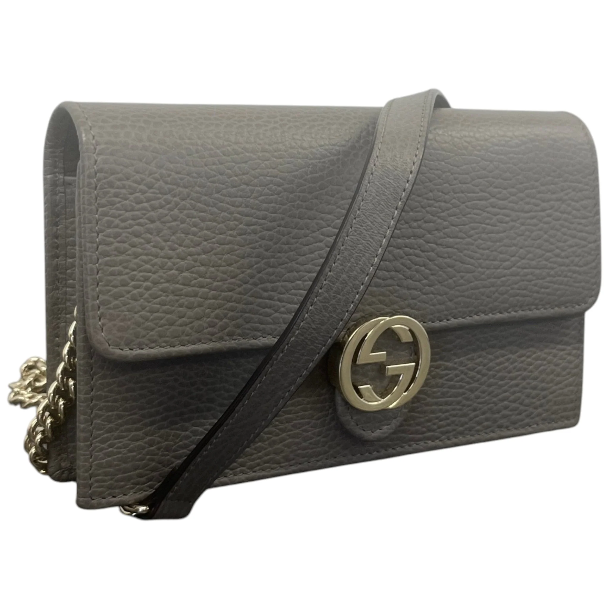 Women's Interlocking G Woc Bag Grey - Image 5