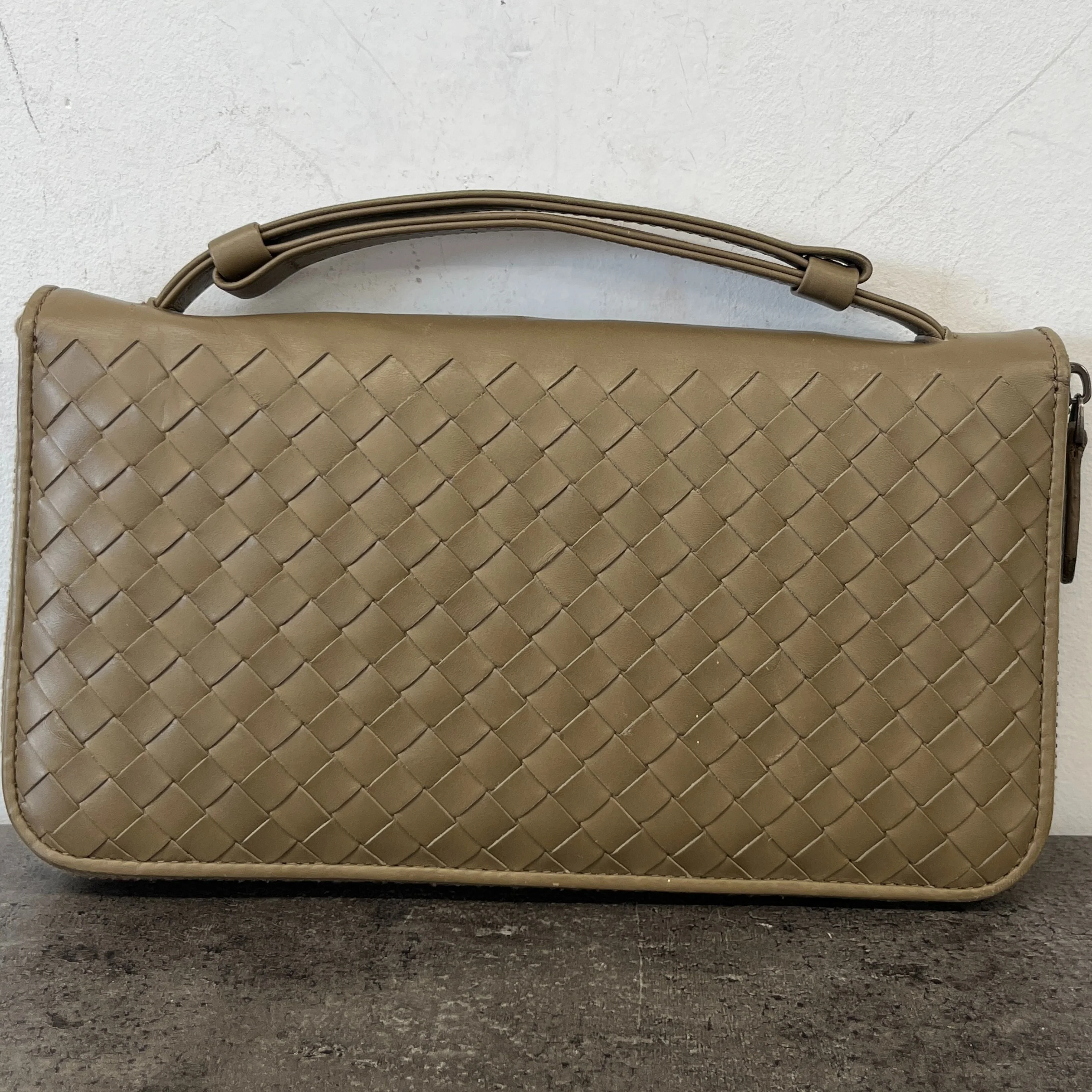 Women's Intrecciato Bag Brown - Image 11