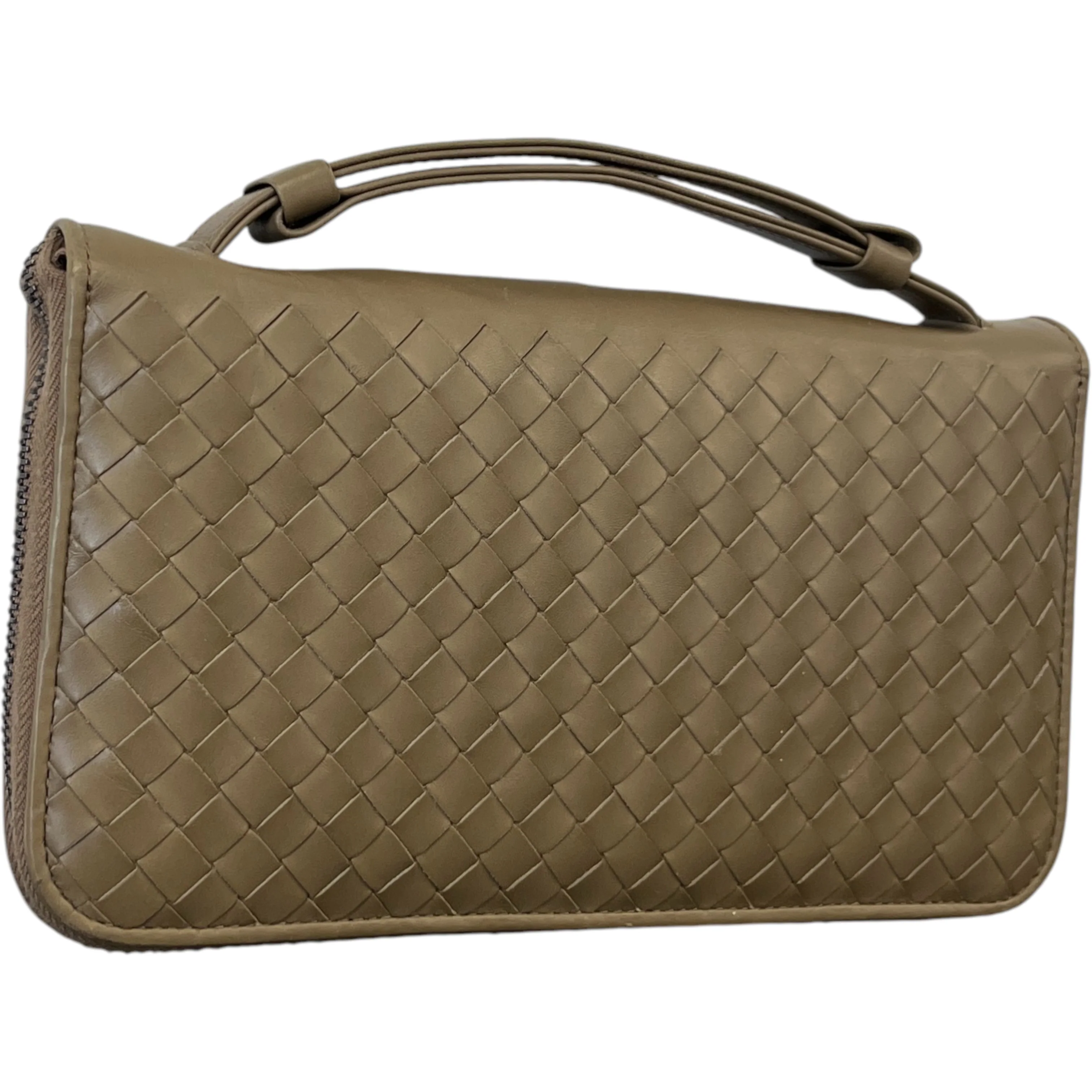 Women's Intrecciato Bag Brown - Image 3