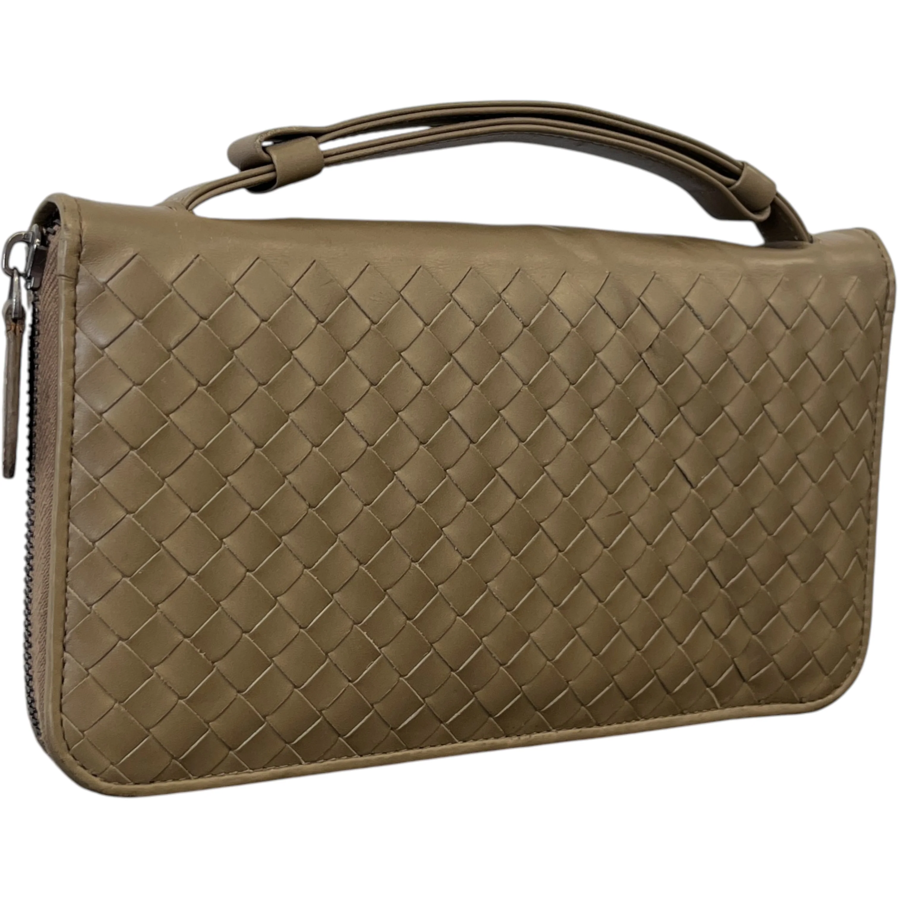 Women's Intrecciato Bag Brown - Image 7