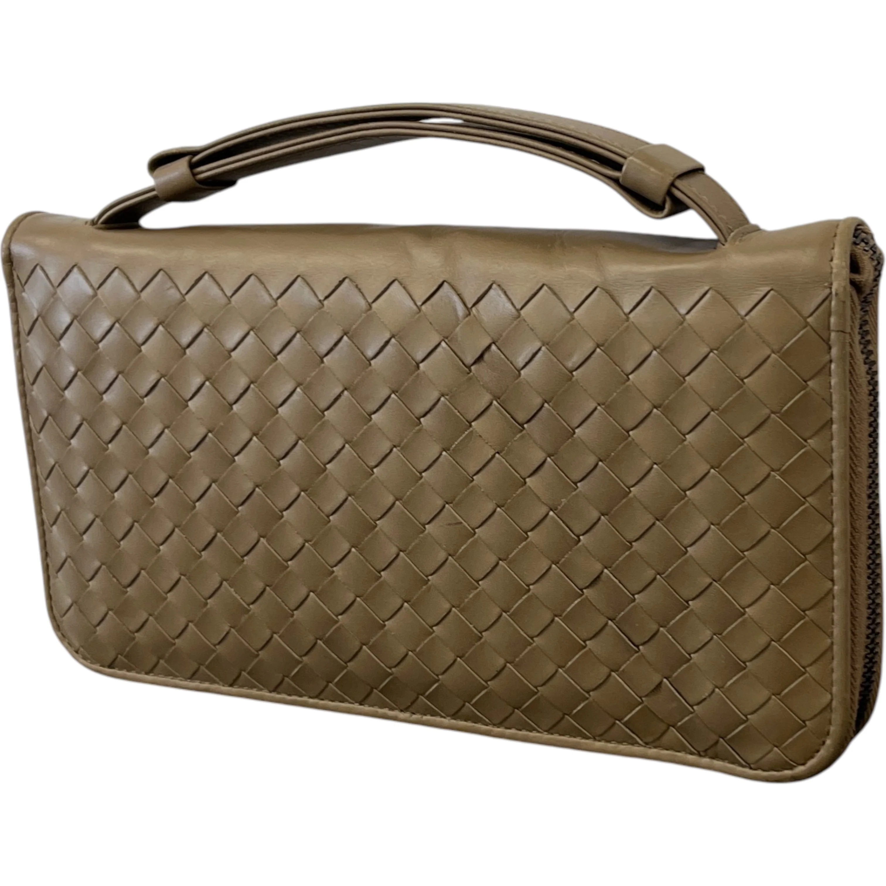 Women's Intrecciato Bag Brown - Image 8