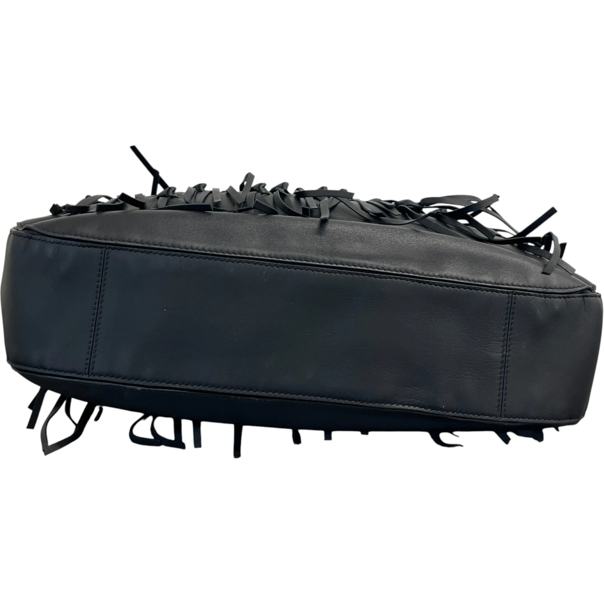 Women's Intrecciato Brio Loop Bag Black - Image 10