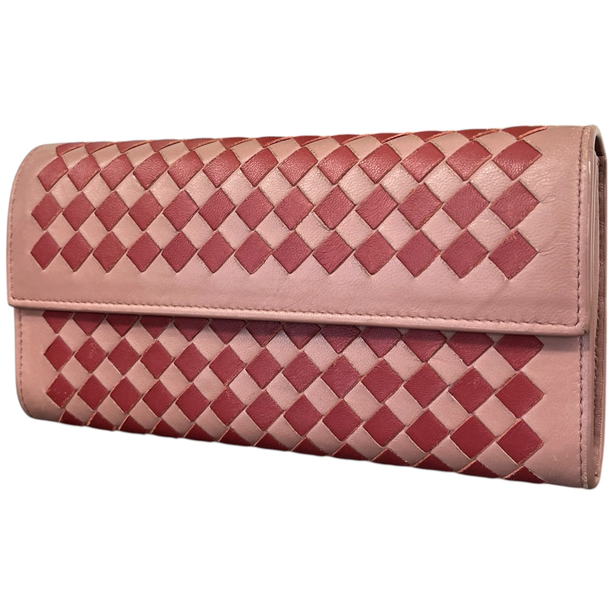 Women's Intrecciato Purse Pink - Image 4