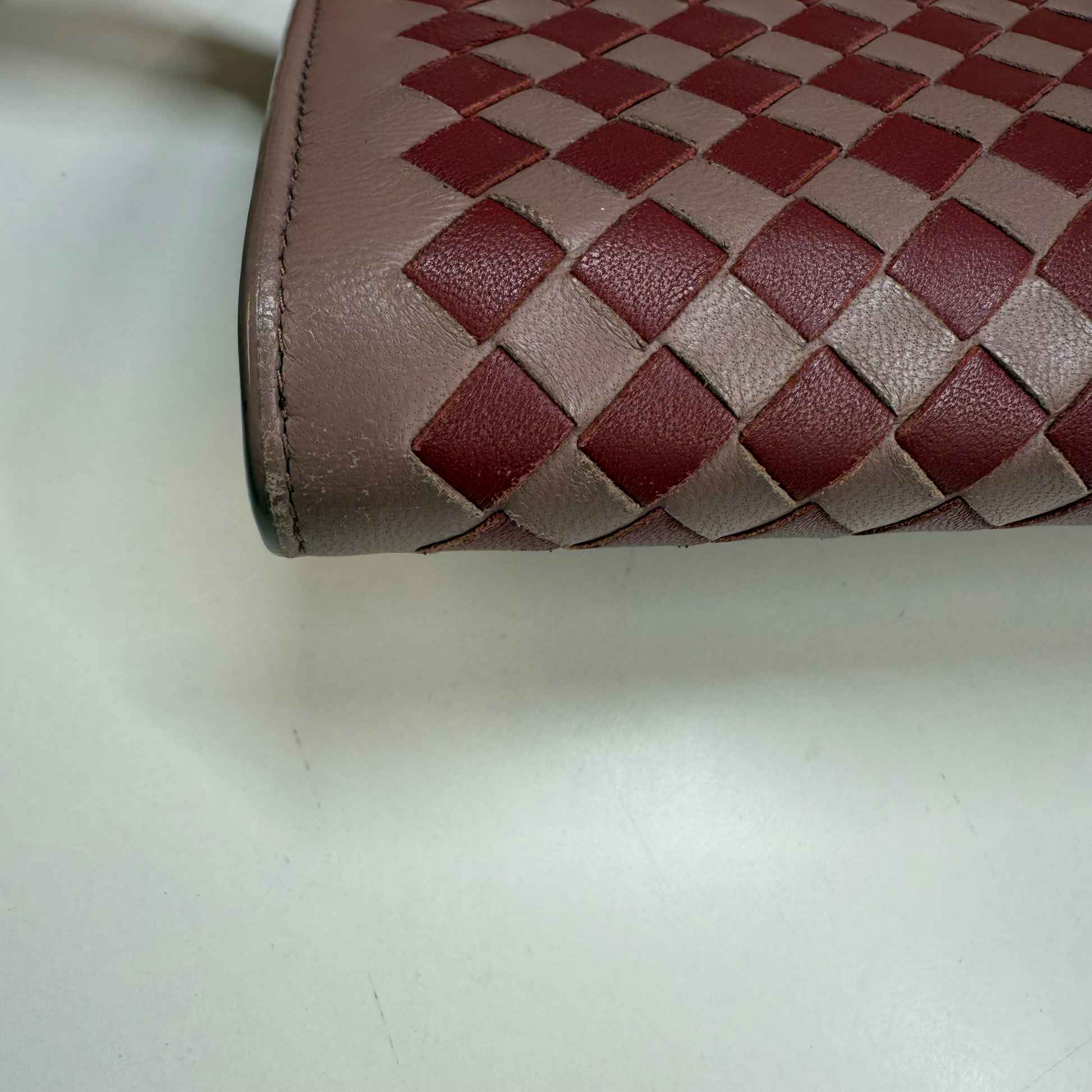 Women's Intrecciato Purse Pink - Image 8