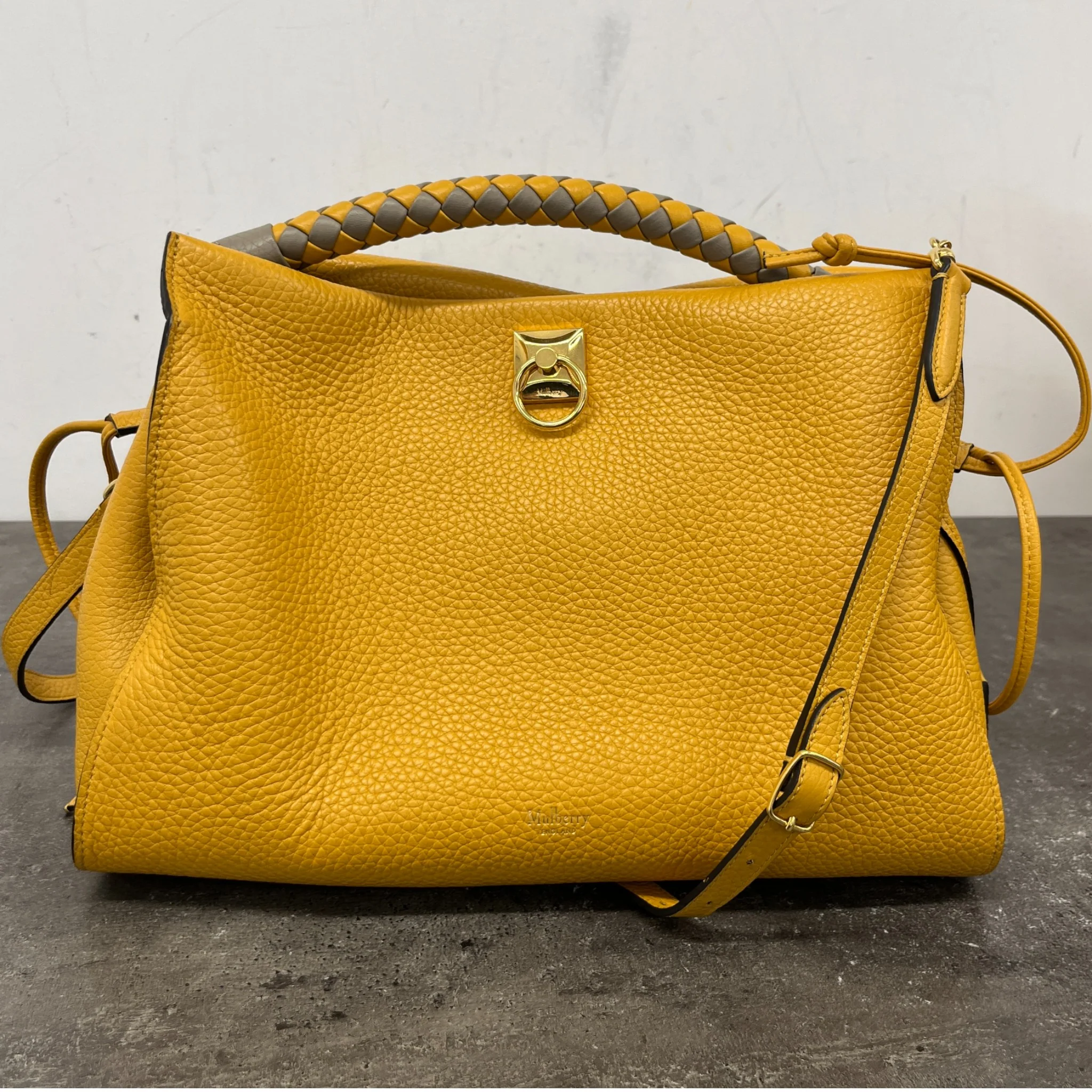 Women's Iris Handbag Yellow - Image 11