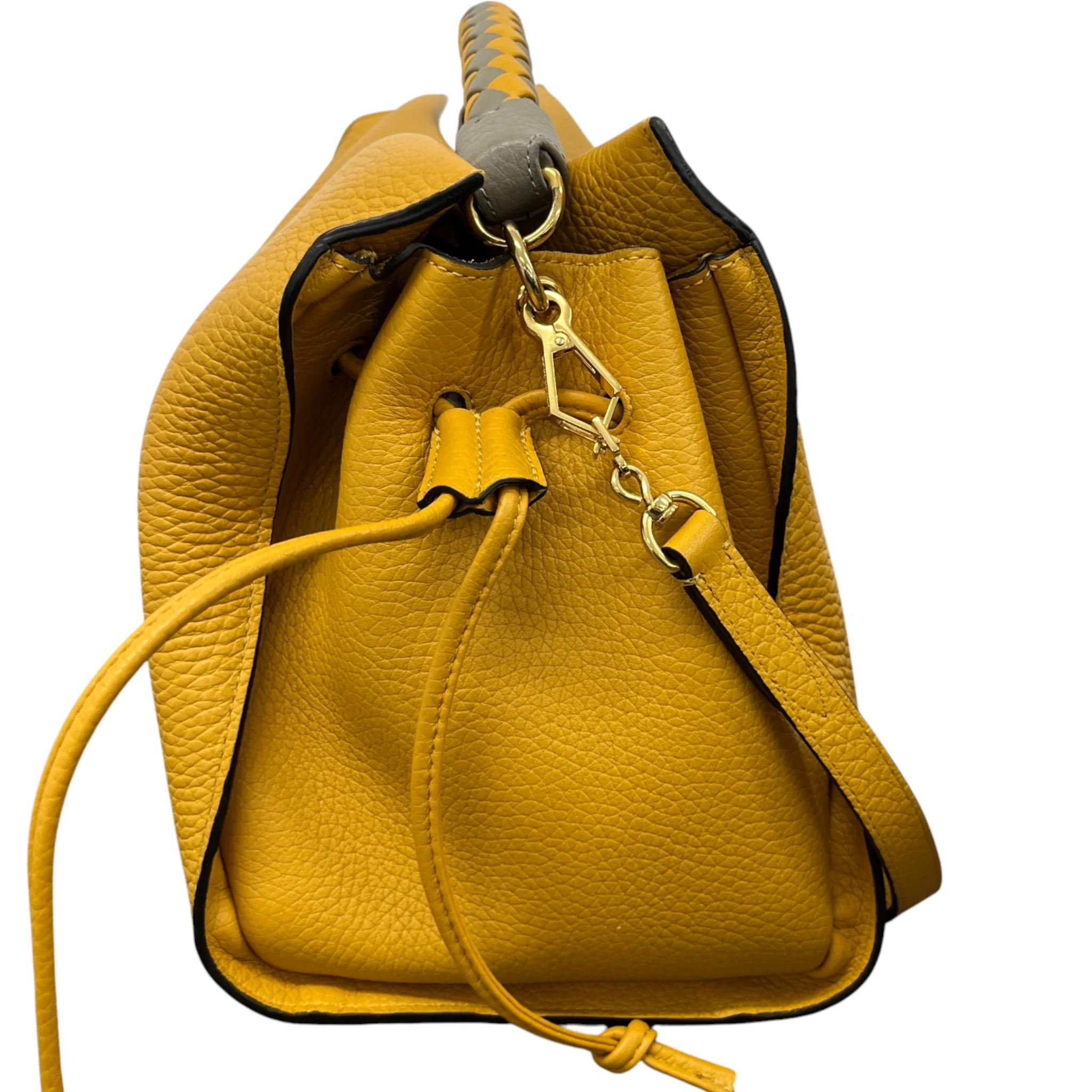 Women's Iris Handbag Yellow - Image 6