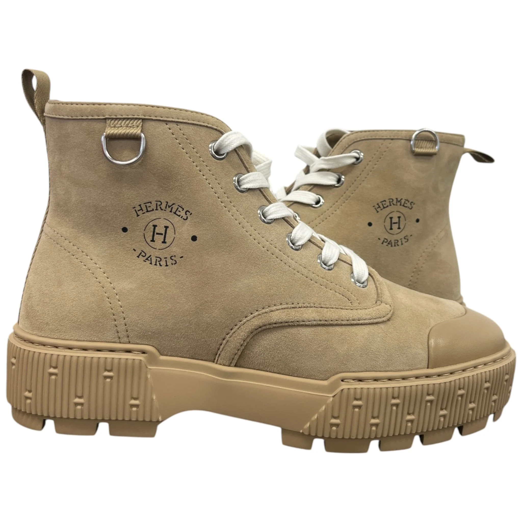 Women's Itineraire Ankle High Trainers Beige Size EU 36 / UK 3 - Image 3