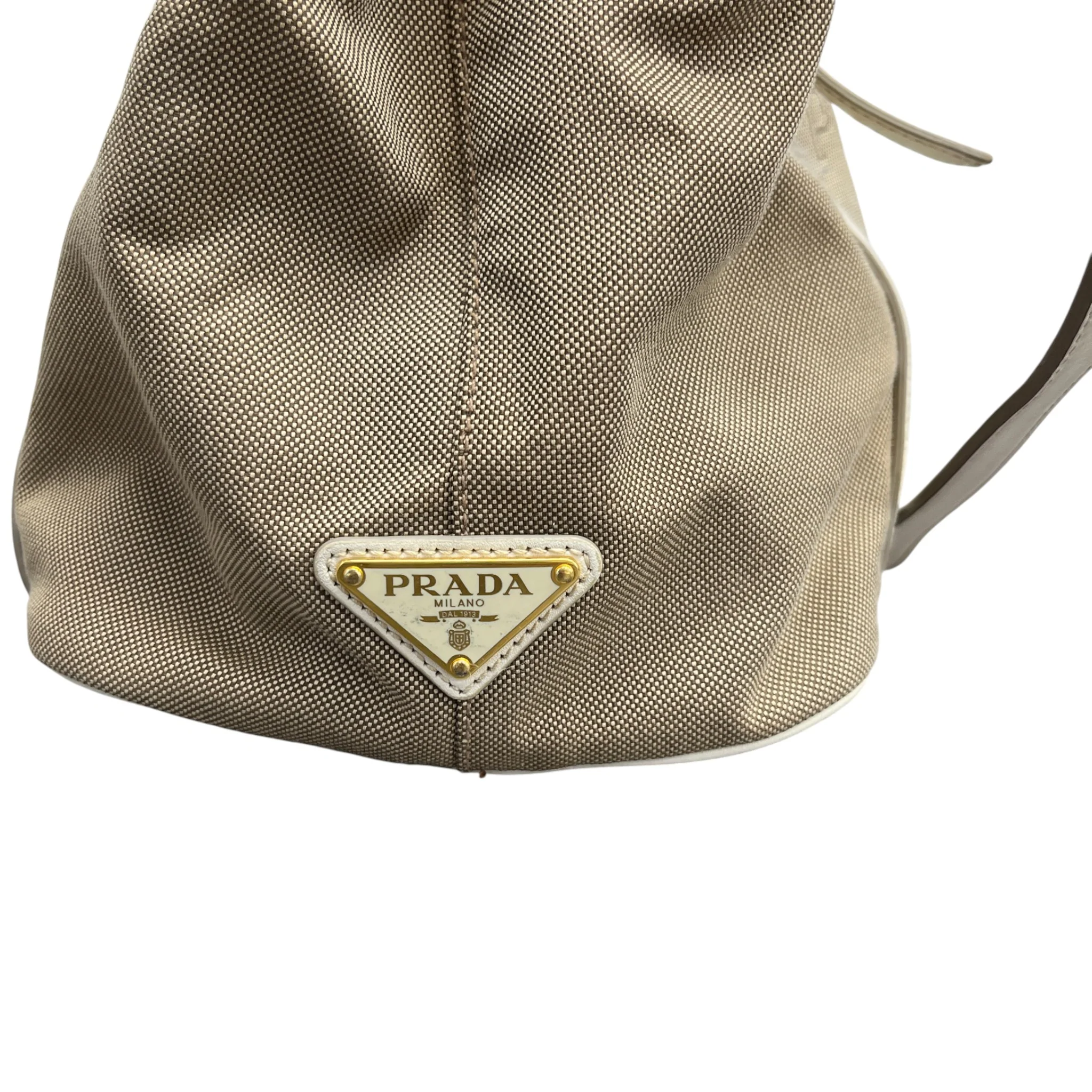 Women's Jacquard Logo Tote Bag Beige - Image 11
