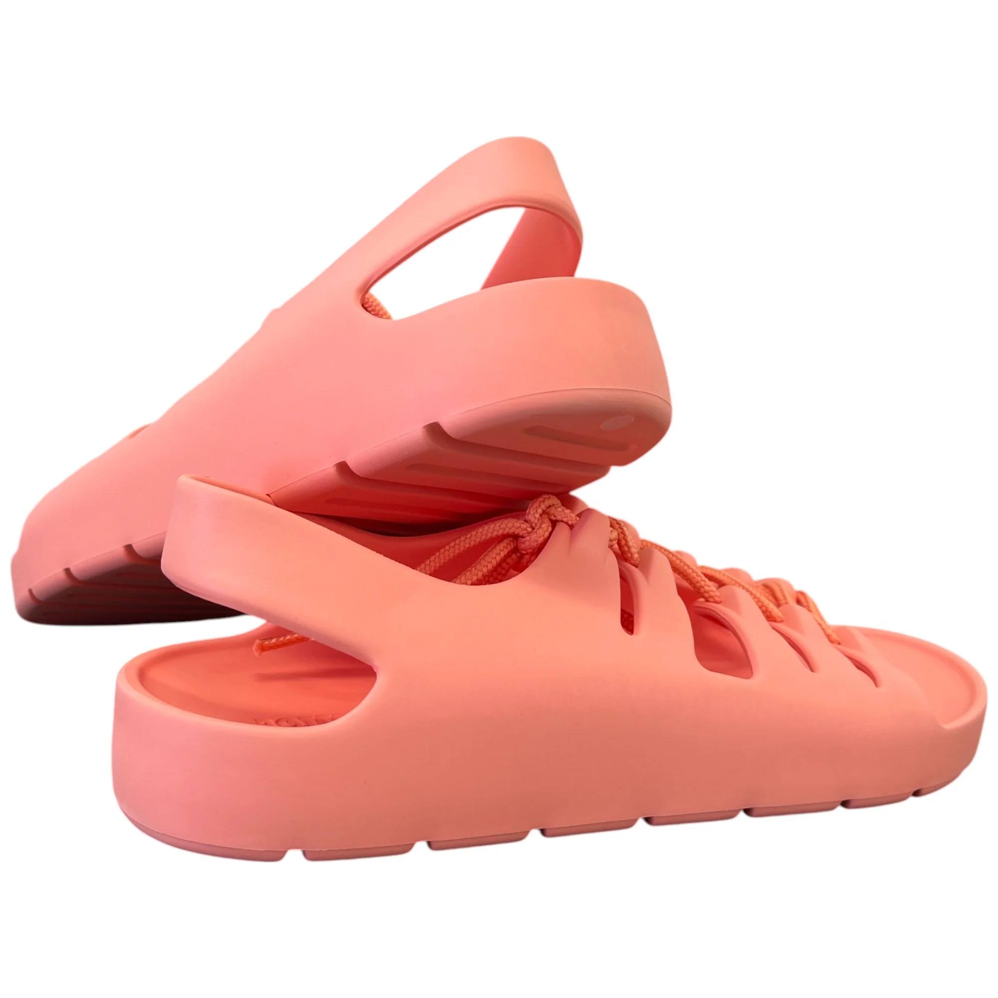 Women's Jelly Lace Slingback Sandals Pink Size EU 38 / UK 5 - Image 10
