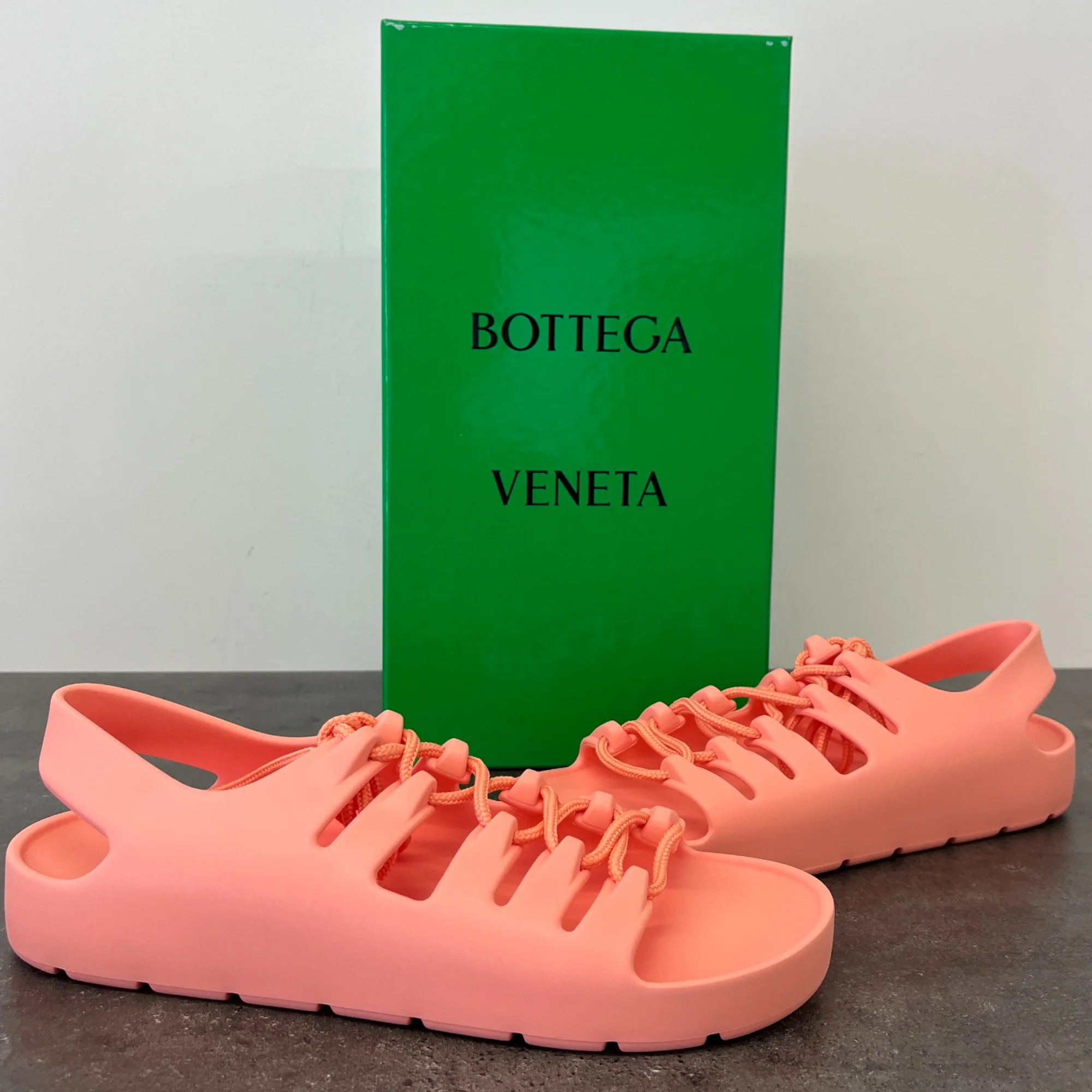 Women's Jelly Lace Slingback Sandals Pink Size EU 38 / UK 5 - Image 12