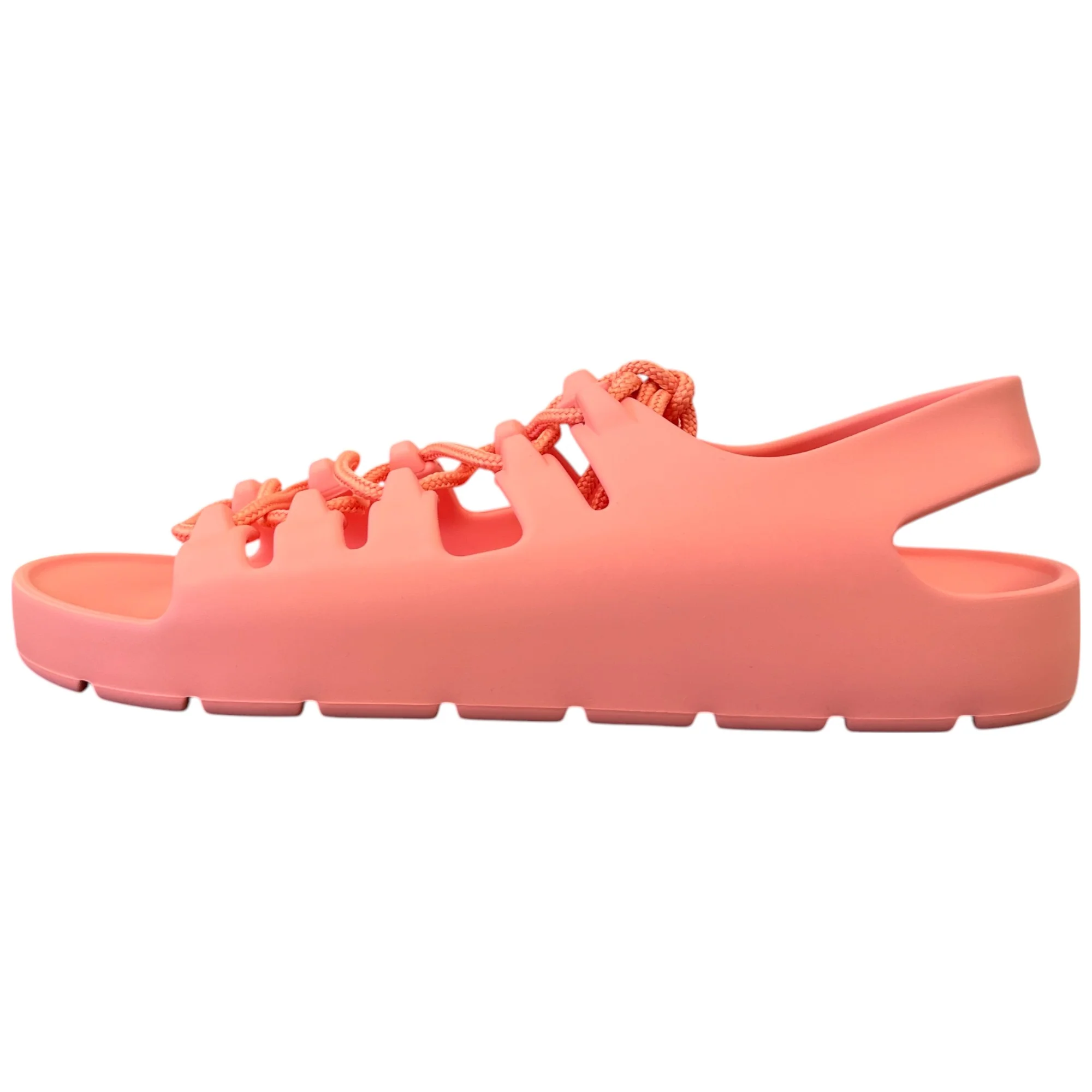 Women's Jelly Lace Slingback Sandals Pink Size EU 38 / UK 5 - Image 4