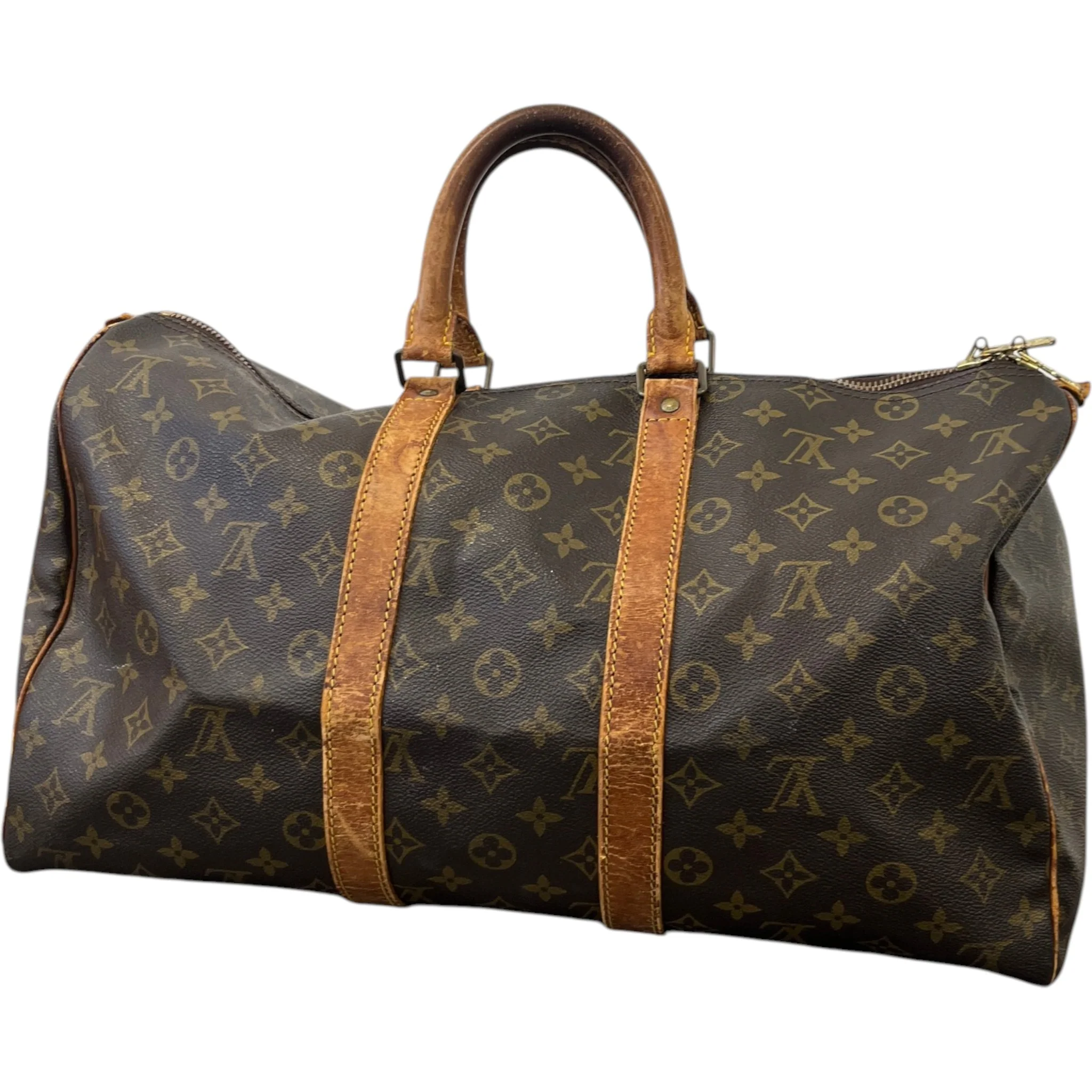 Women's Keepall 45 Bag Brown - Image 10