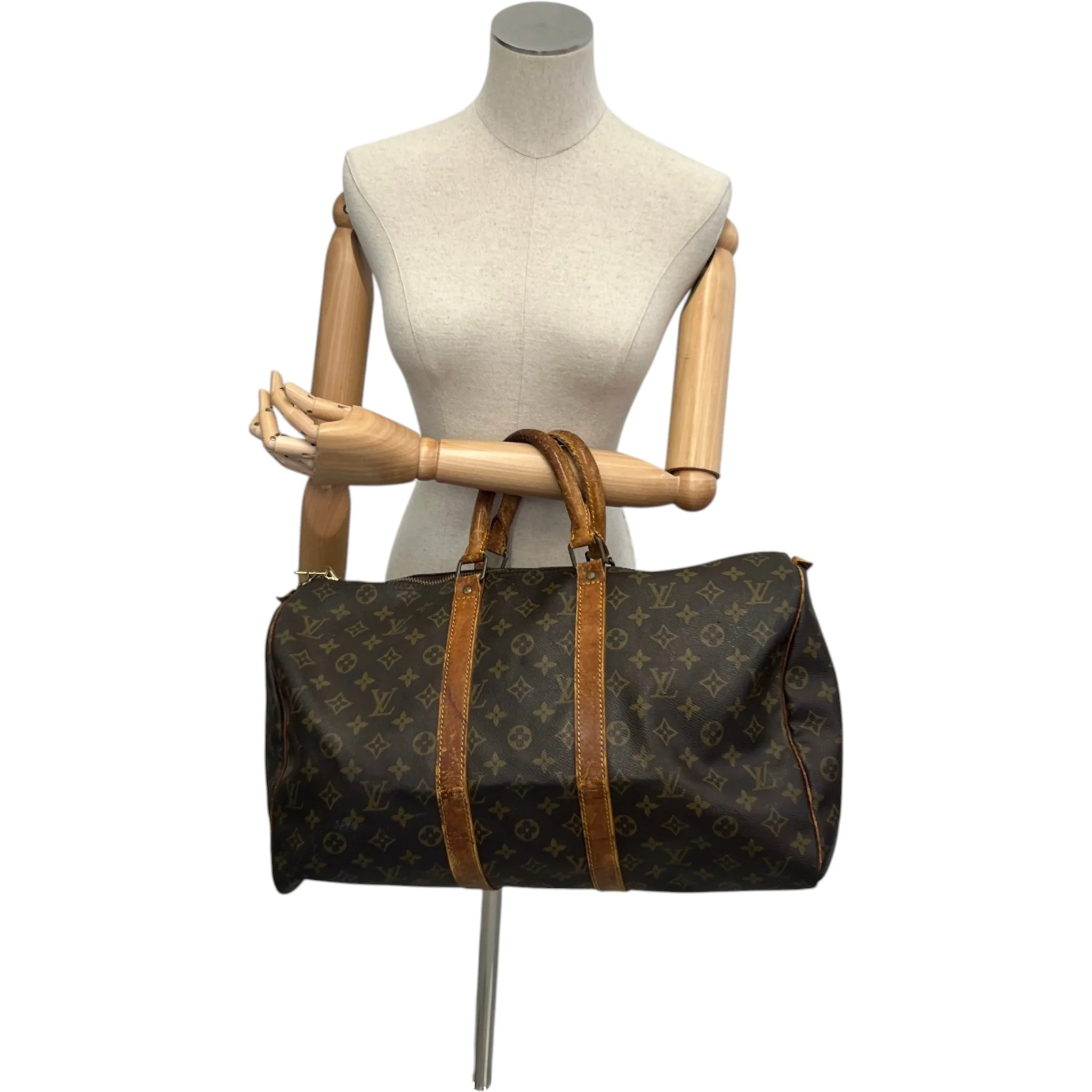 Women's Keepall 45 Bag Brown - Image 2