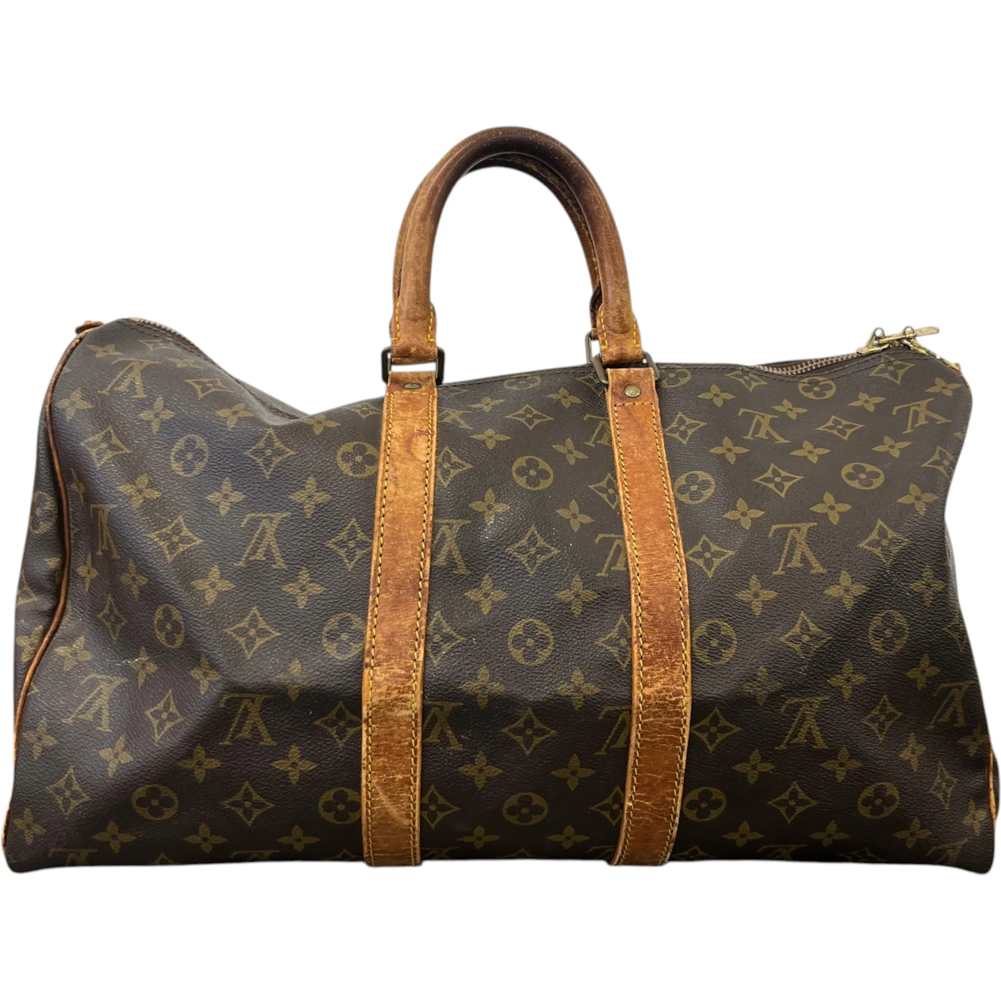 Women's Keepall 45 Bag Brown - Image 3