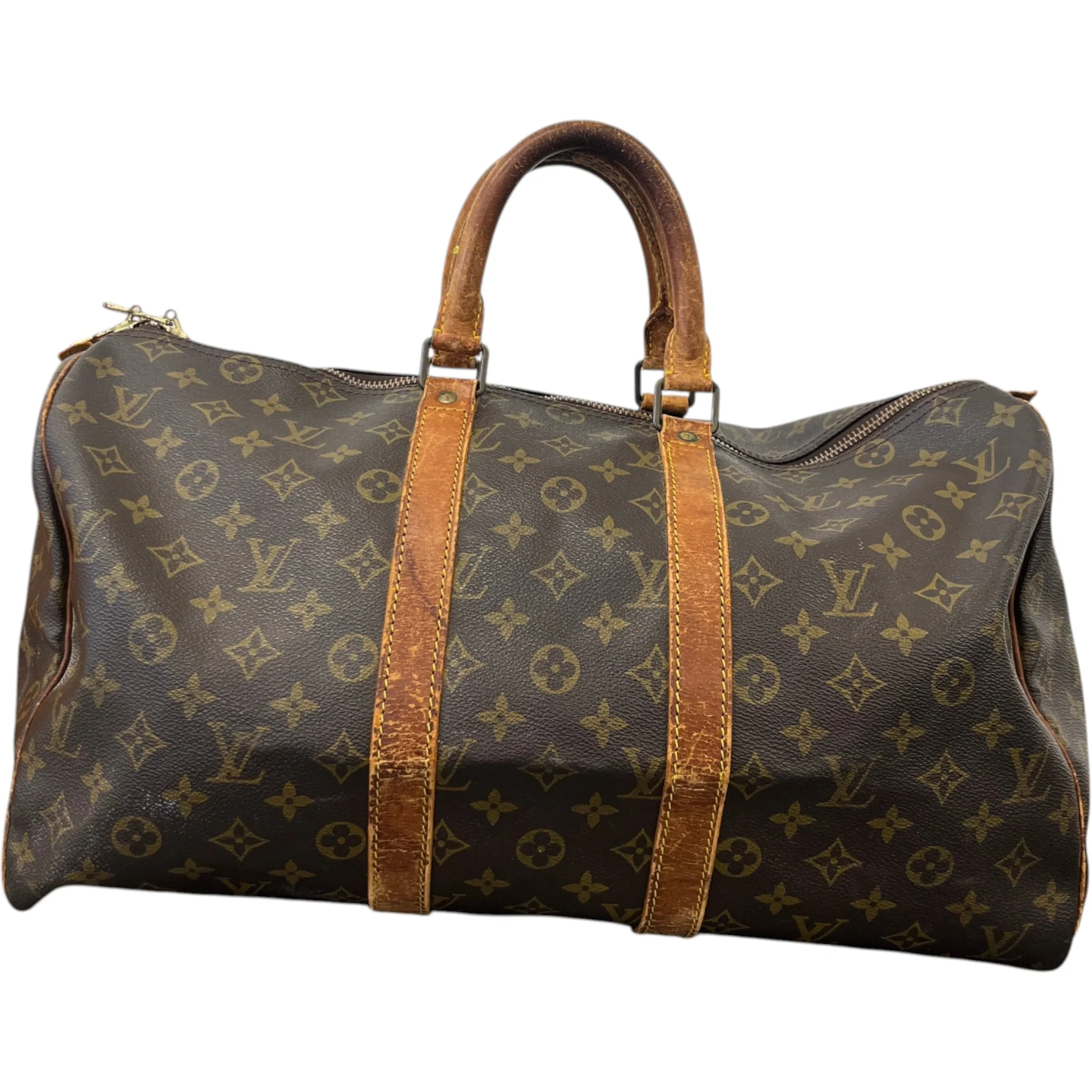 Women's Keepall 45 Bag Brown - Image 4