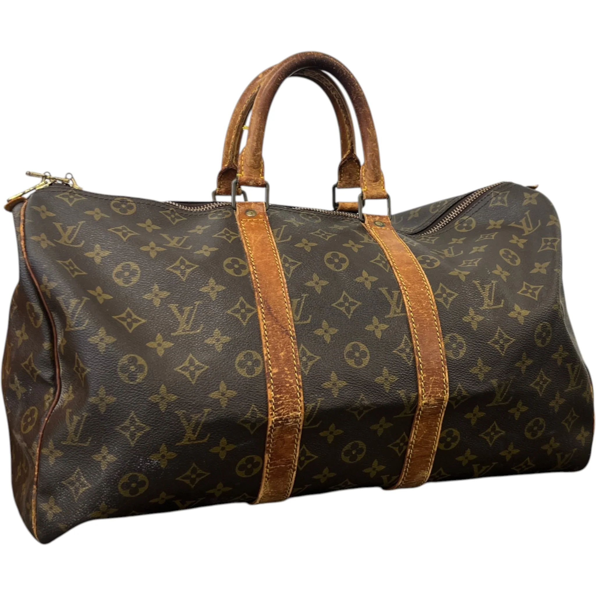 Women's Keepall 45 Bag Brown - Image 5