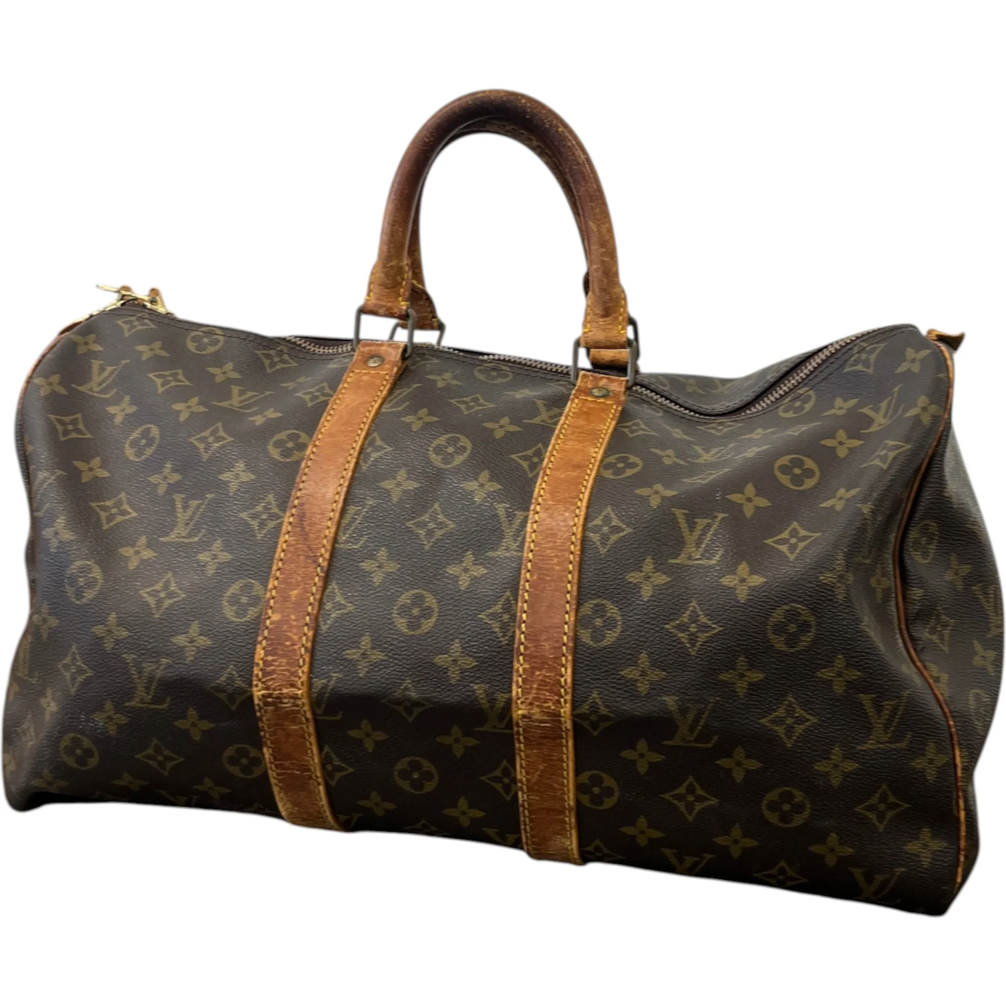 Women's Keepall 45 Bag Brown - Image 8